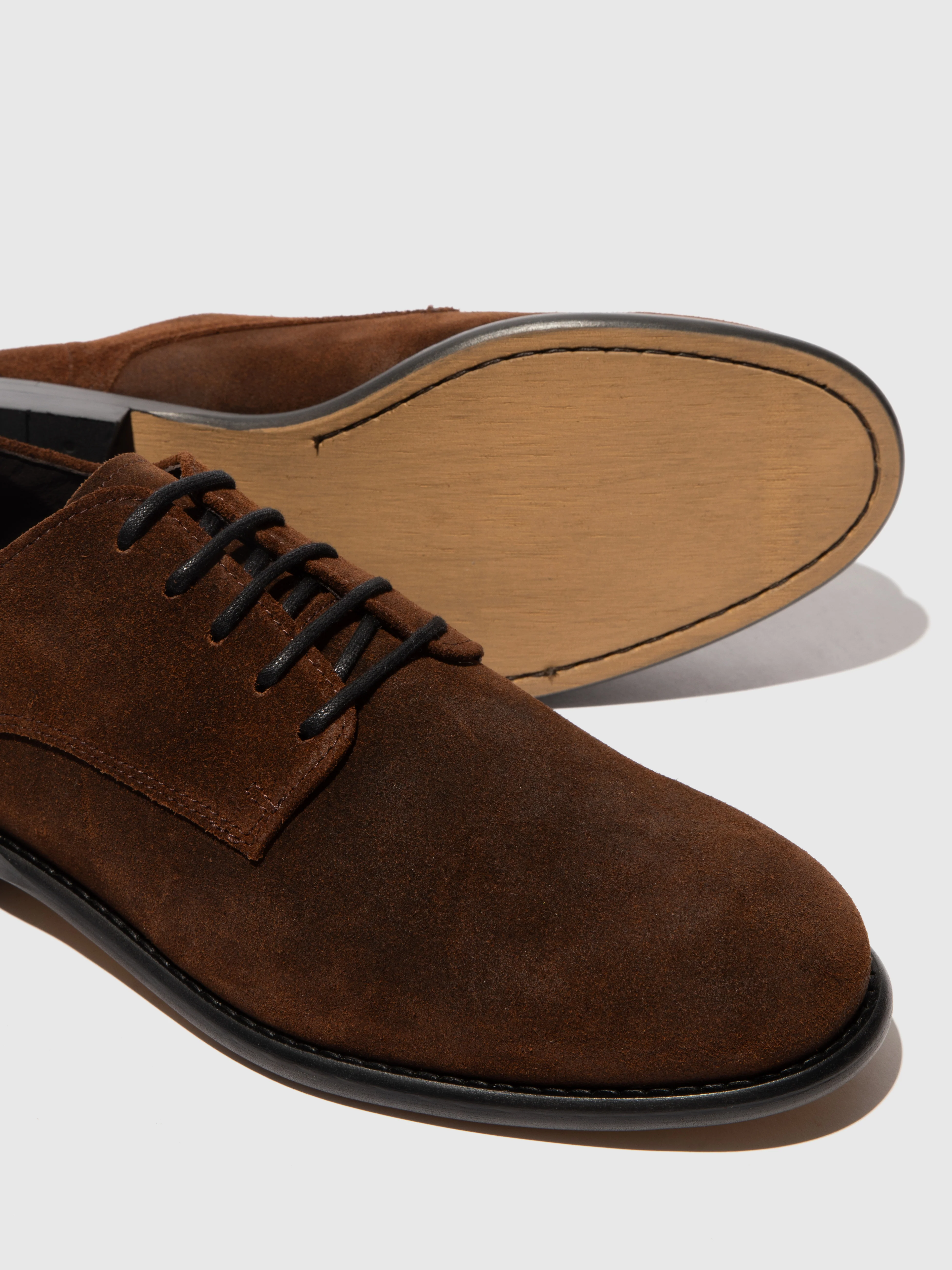 Lace-up Shoes WAZO000FLY OIL SUEDE CAMEL - Image 4