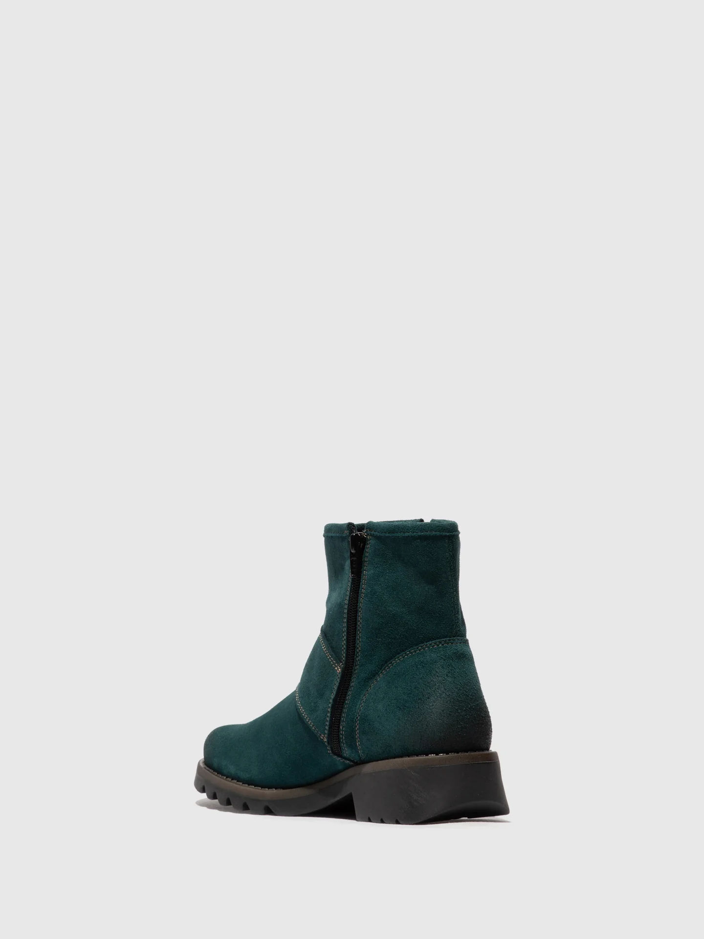 Buckle Ankle Boots RILY991FLY OIL SUEDE PETROL - Image 3