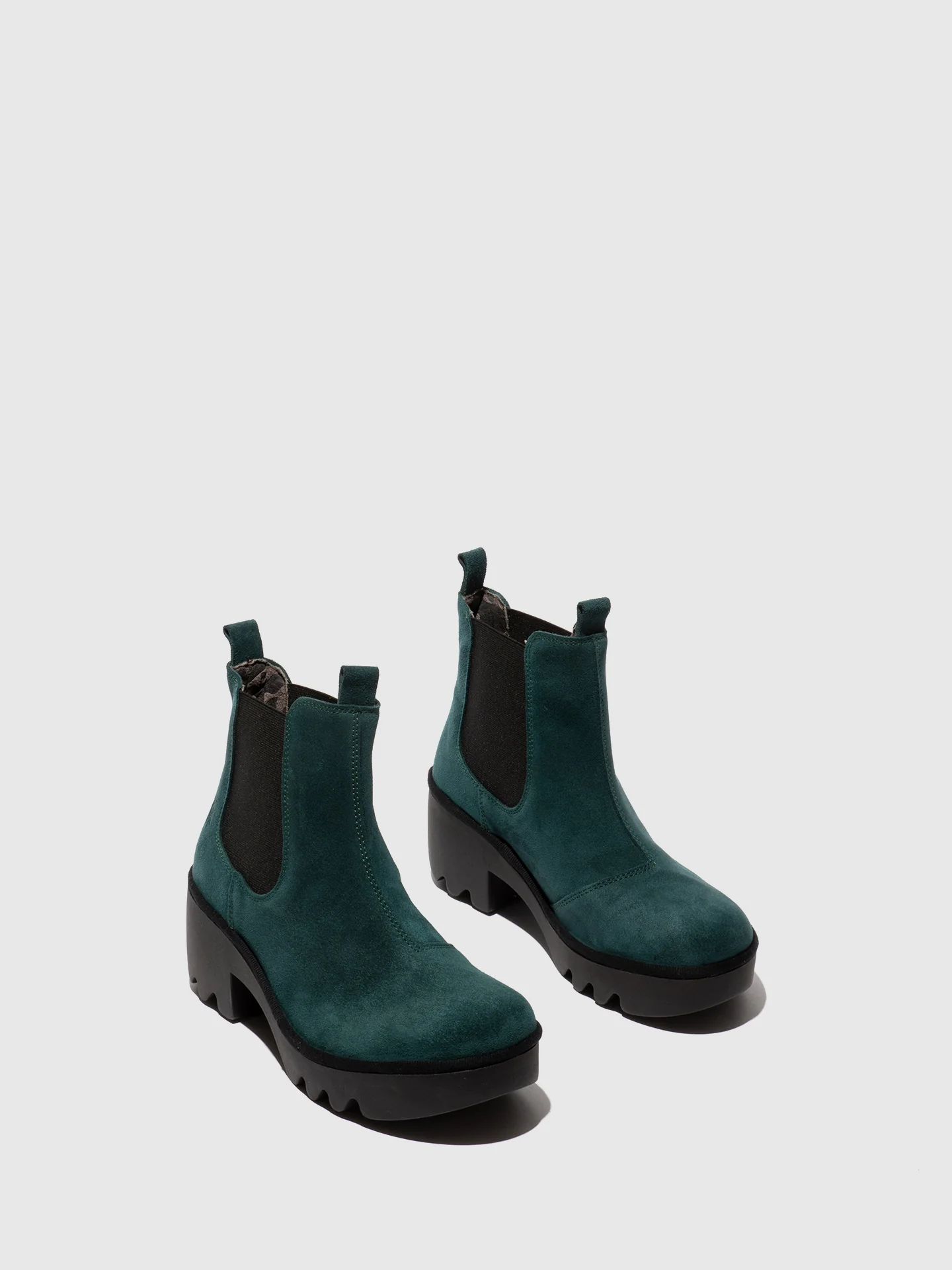 Chelsea Ankle Boots TRIG514FLY OIL SUEDE PETROL - Image 2