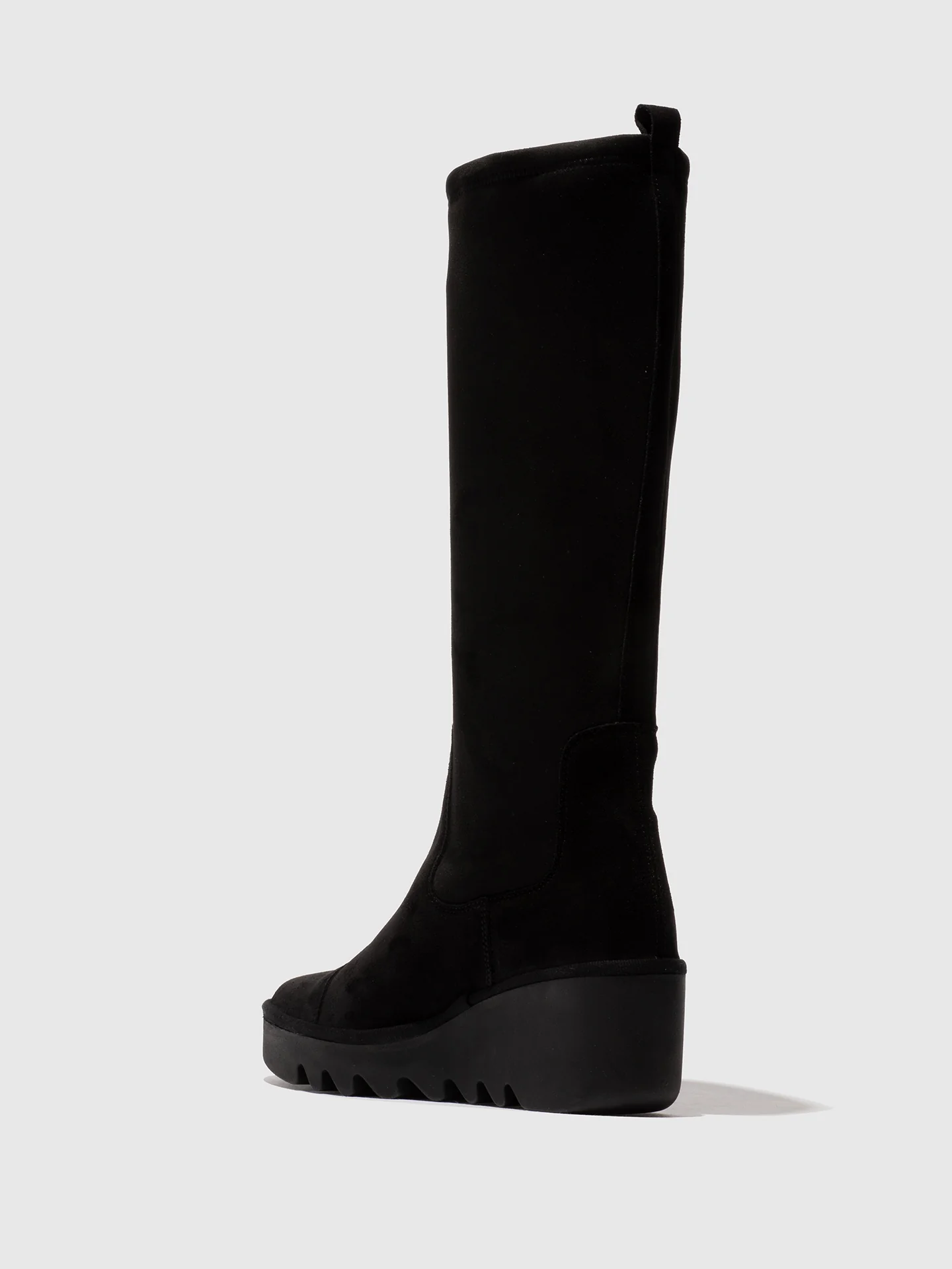 Zip Up Boots BADI601FLY OIL SUEDE/STRECH BLACK - Image 3