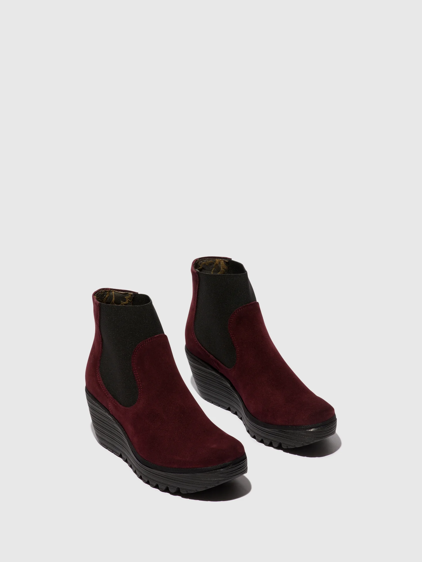 Chelsea Ankle Boots YADE398FLY OIL SUEDE WINE - Image 2