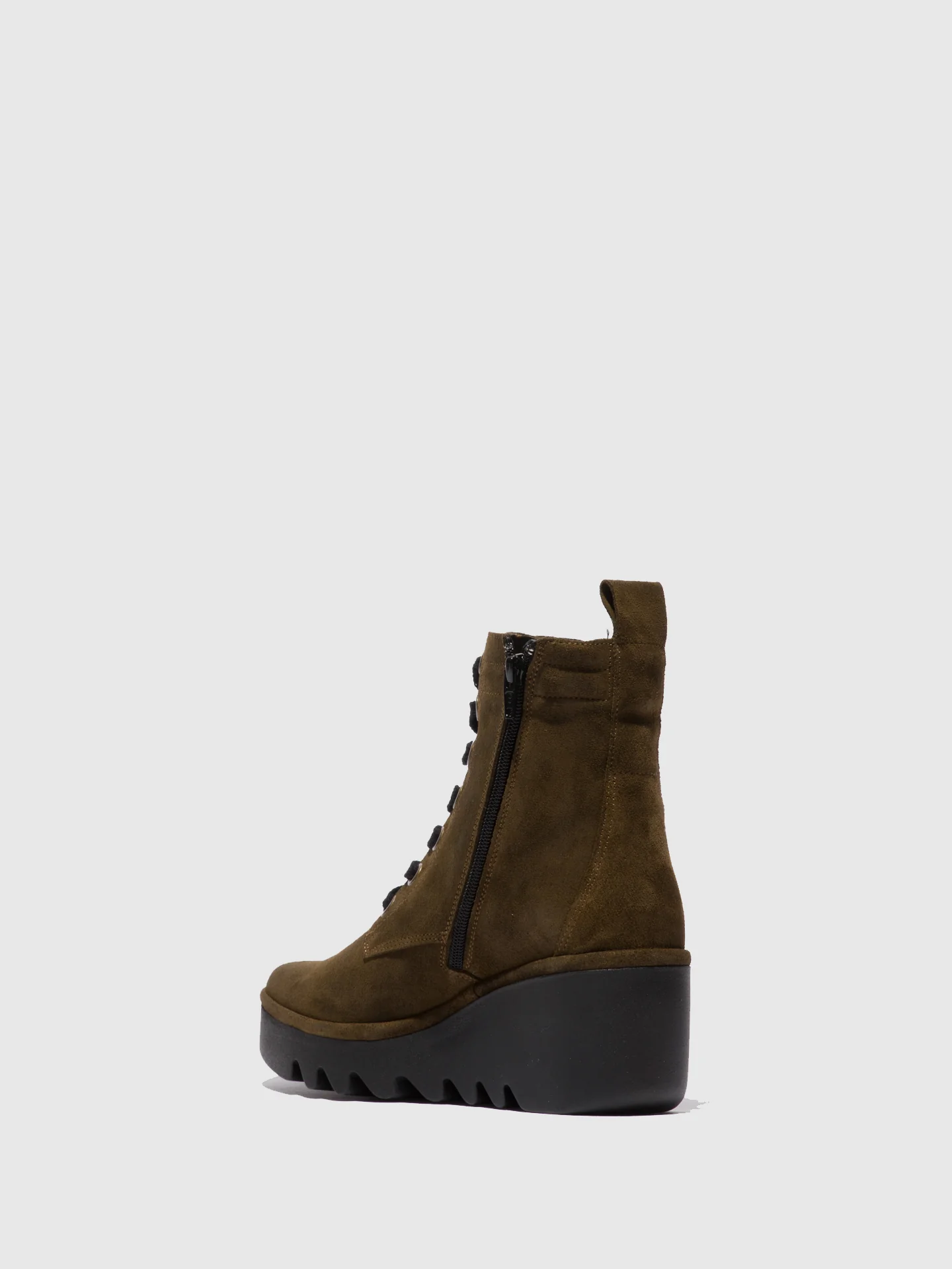 Lace-up Ankle Boots BIAZ329FLY OILSUEDE SLUDGE - Image 3
