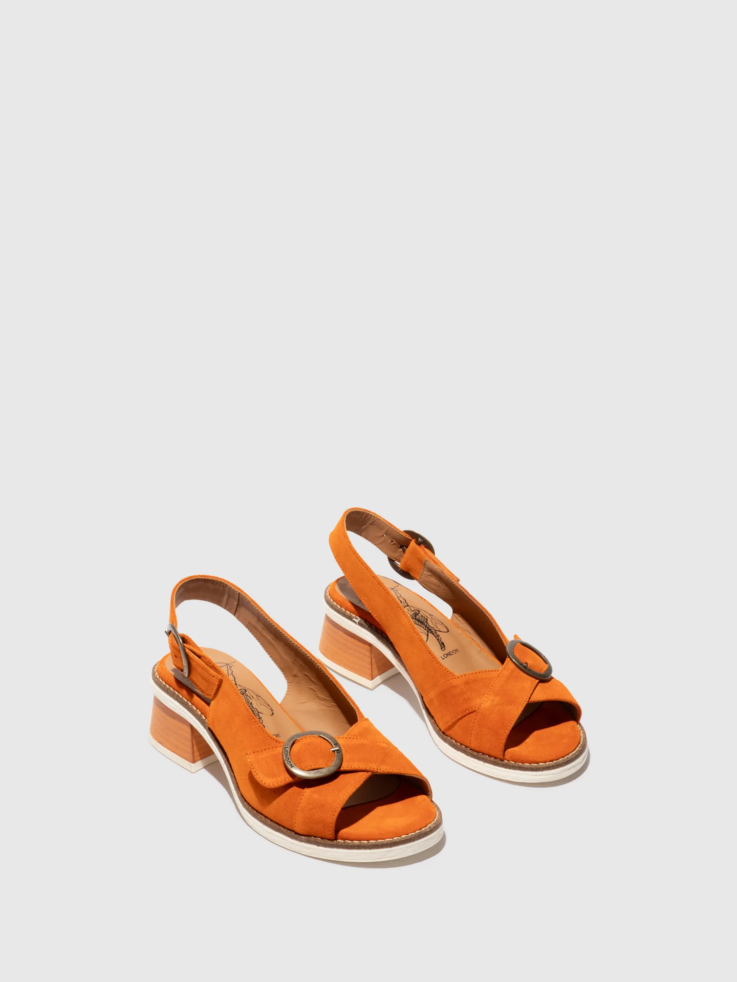 Buckle Sandals CERI090FLY ORANGE - Image 2