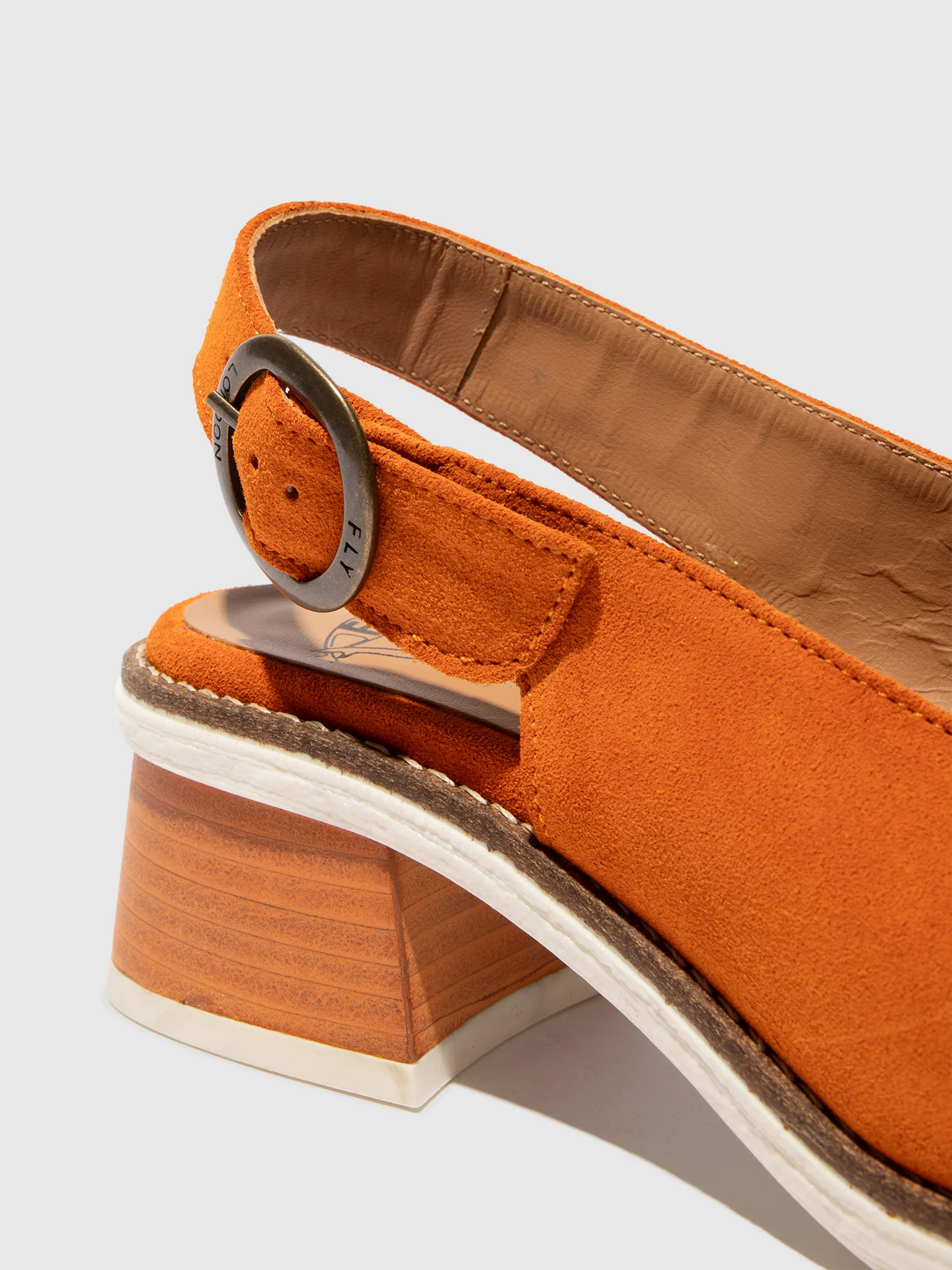 Buckle Sandals CERI090FLY ORANGE - Image 4