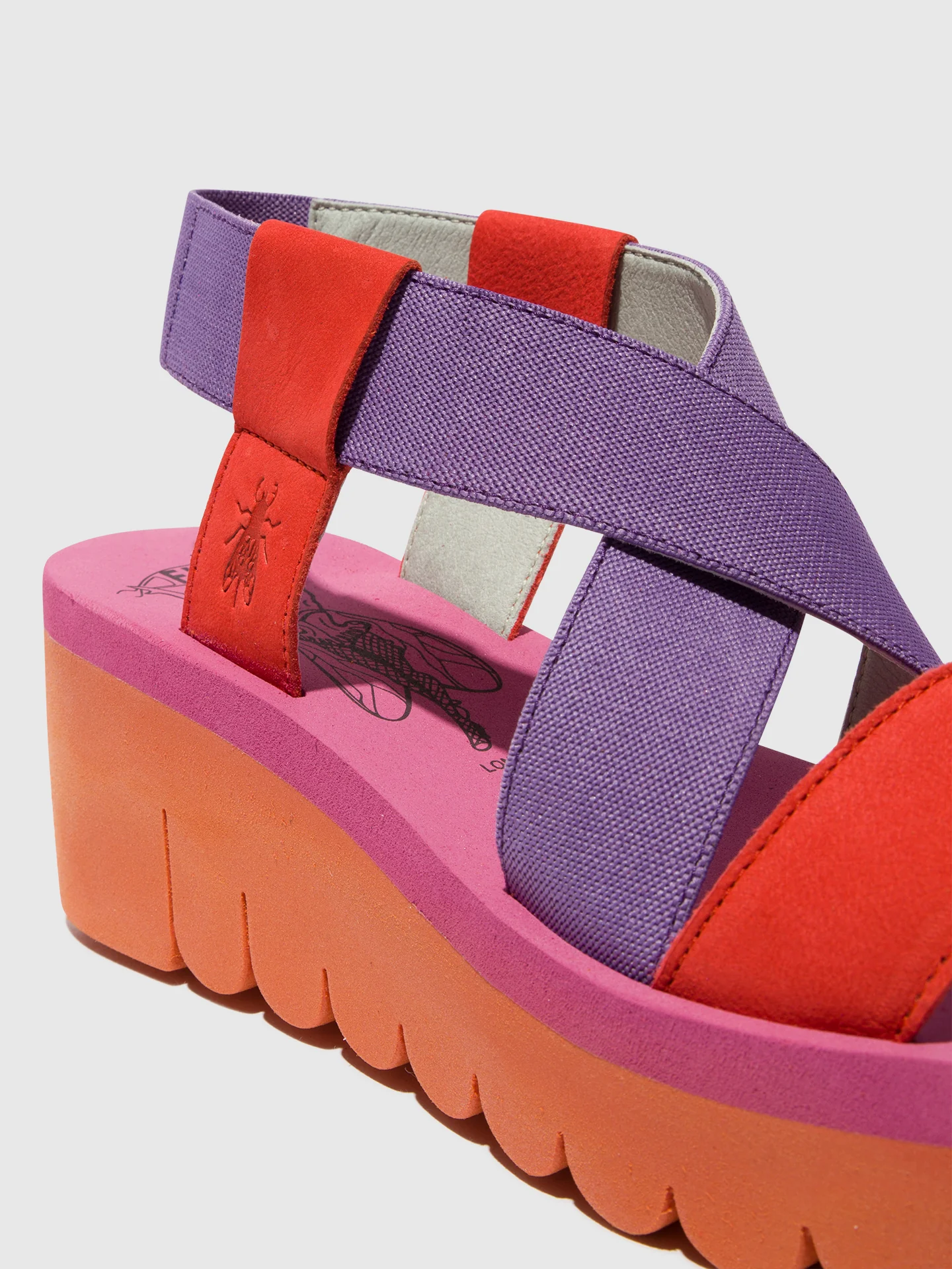 Sling-Back Sandals YABI922FLY ORANGE (VIOLA) - Image 4