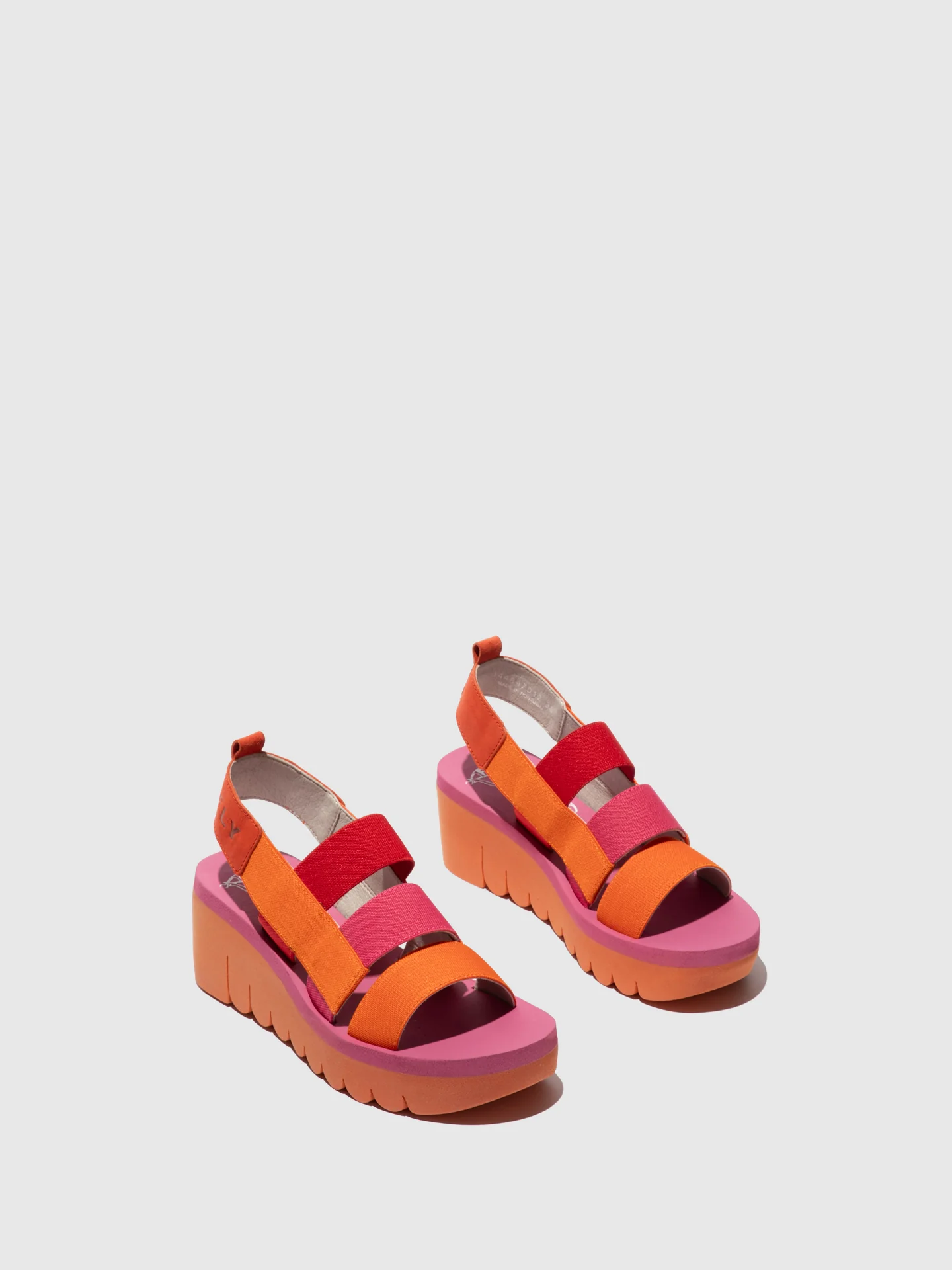 Strappy Sandals YERE847FLY DEVIL RED/MULTICOLOR/LILAC - Image 2