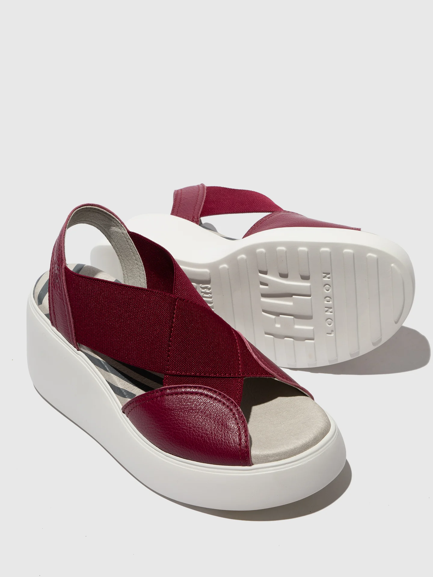 Elasticated Sandals DAIF216FLY BERRY - Image 4