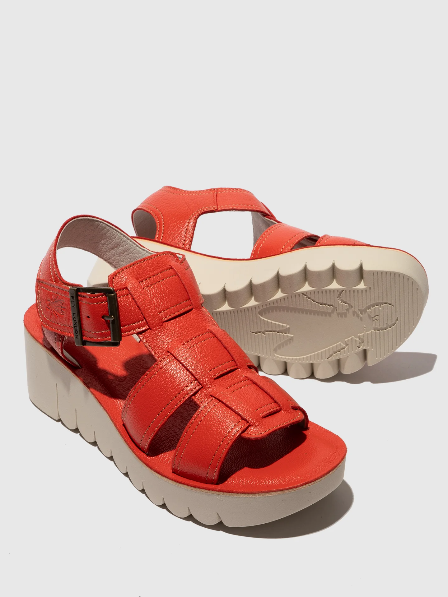 Sling-Back Sandals YUDD236FLY DEVIL RED - Image 4