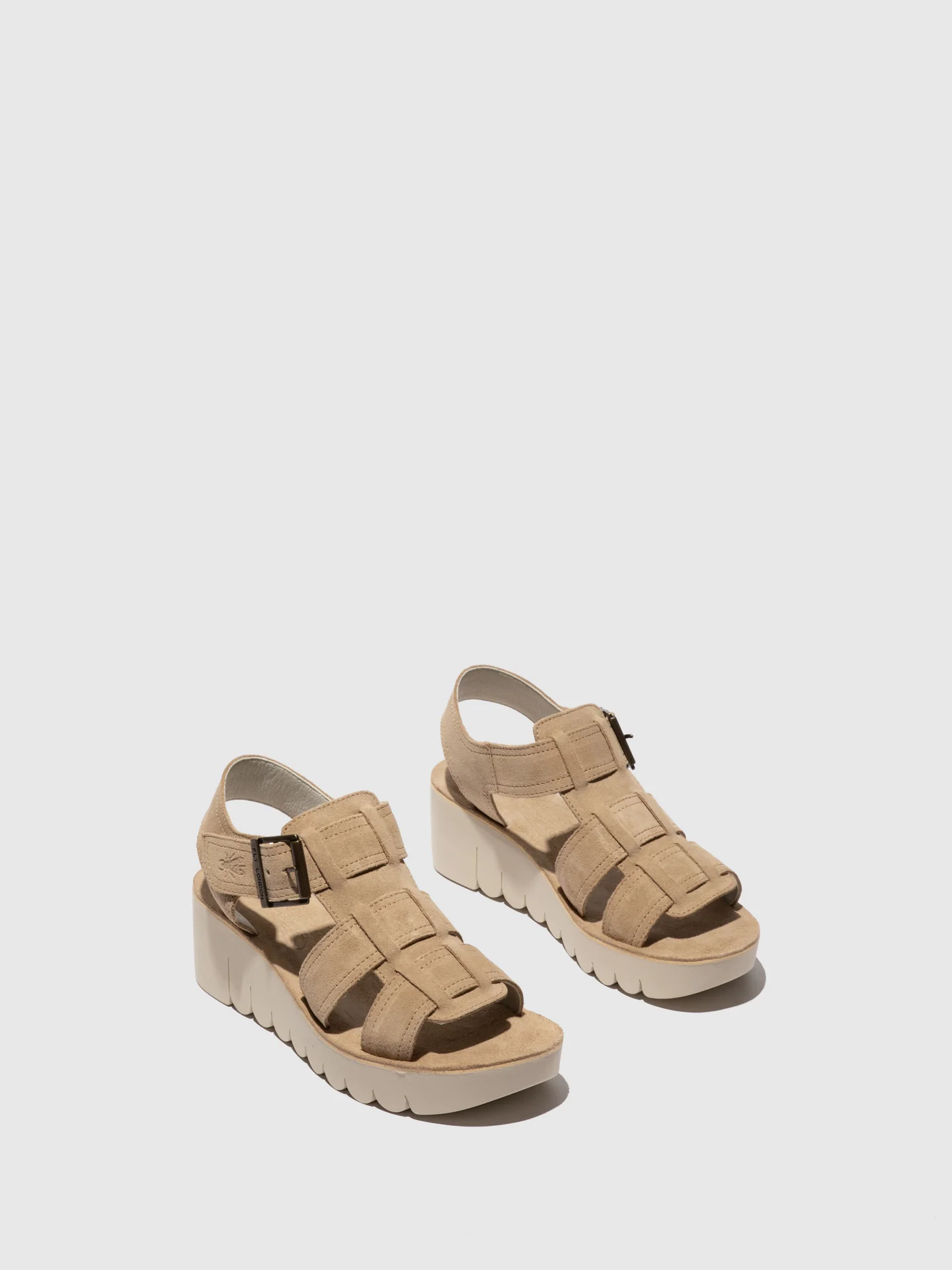 Sling-Back Sandals YUDD236FLY TAUPE - Image 2