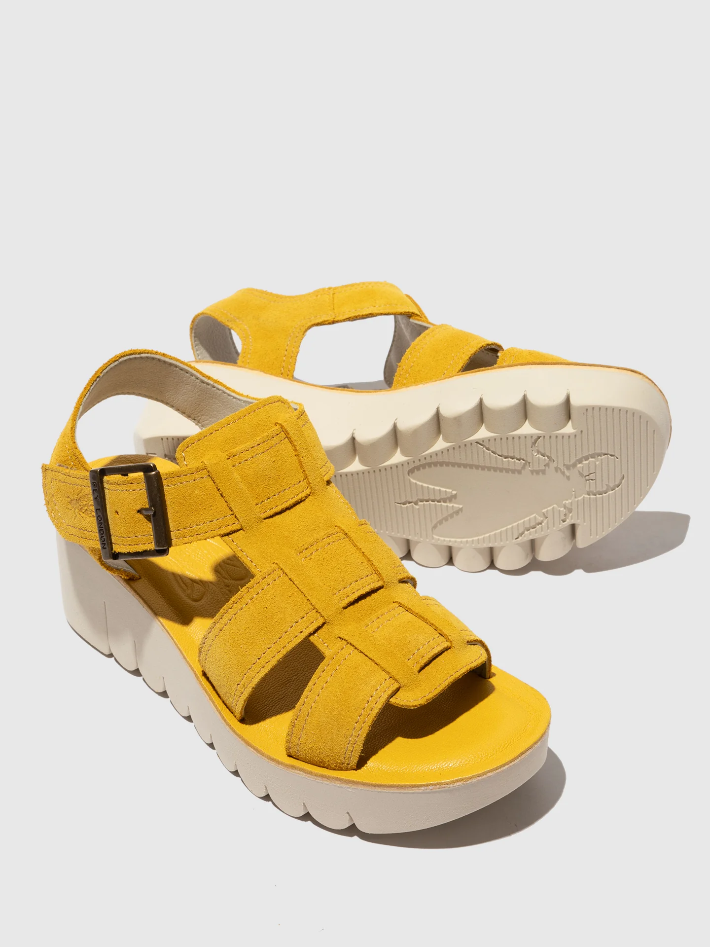 Sling-Back Sandals YUDD236FLY YELLOW - Image 4