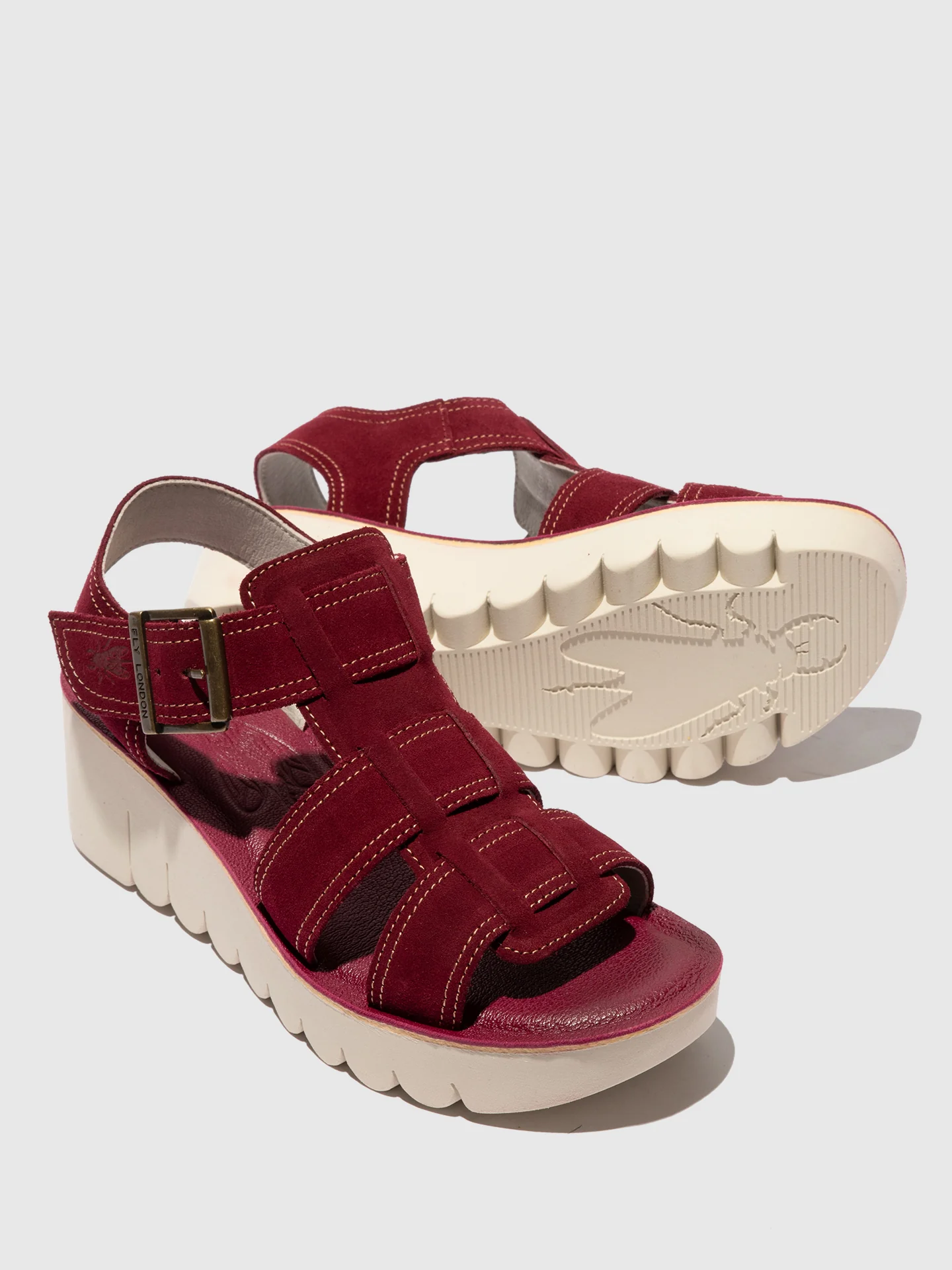 Sling-Back Sandals YUDD236FLY BERRY - Image 4