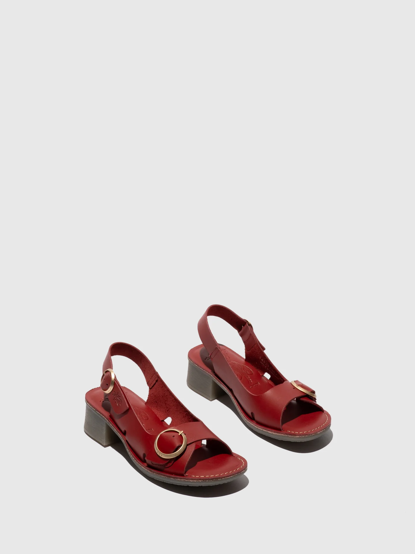 Buckle Sandals EDOV237FLY INTENSE RUST - Image 2