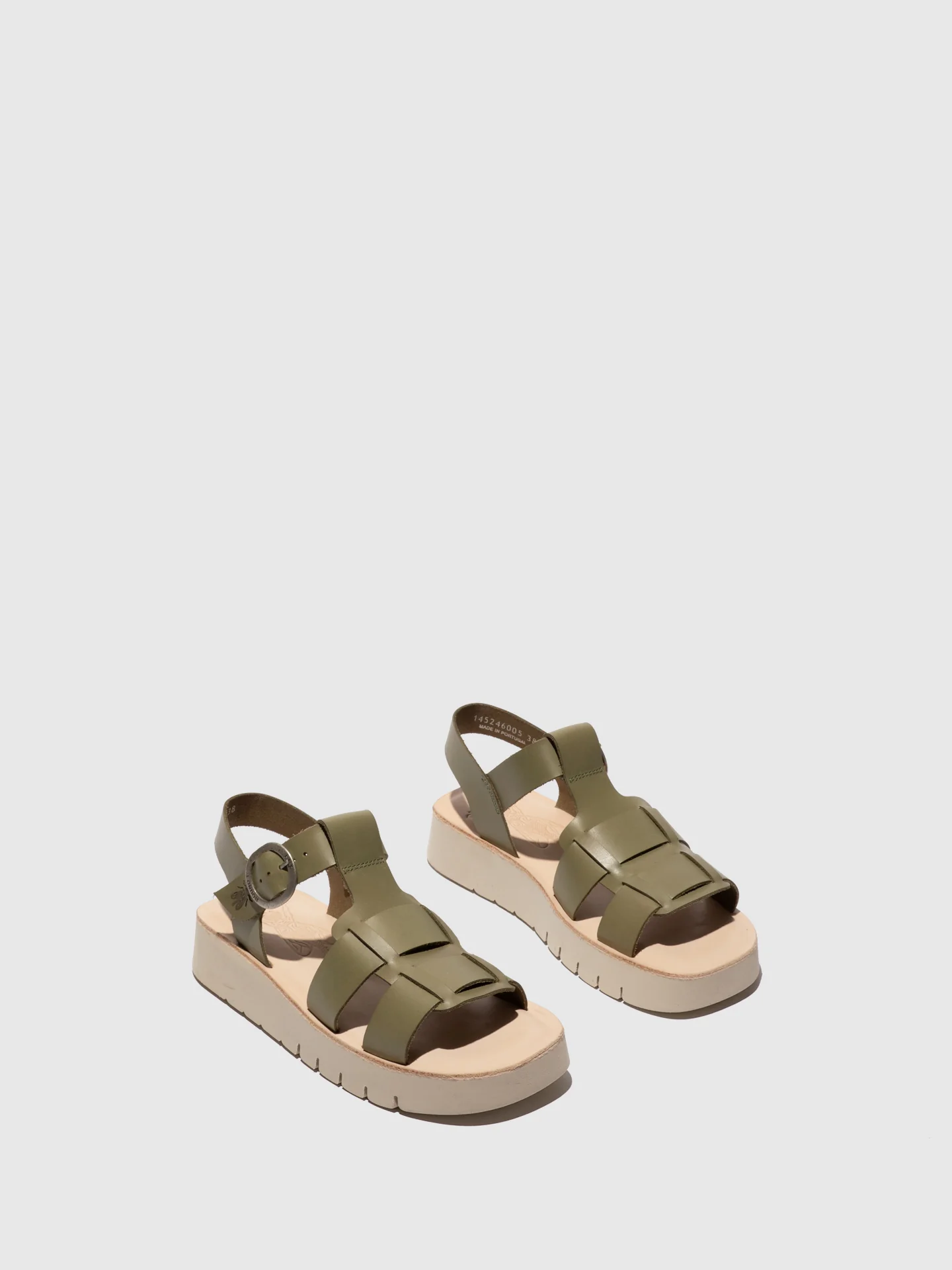 Buckle Sandals SUDY246FLY SMOG/NATURAL - Image 2