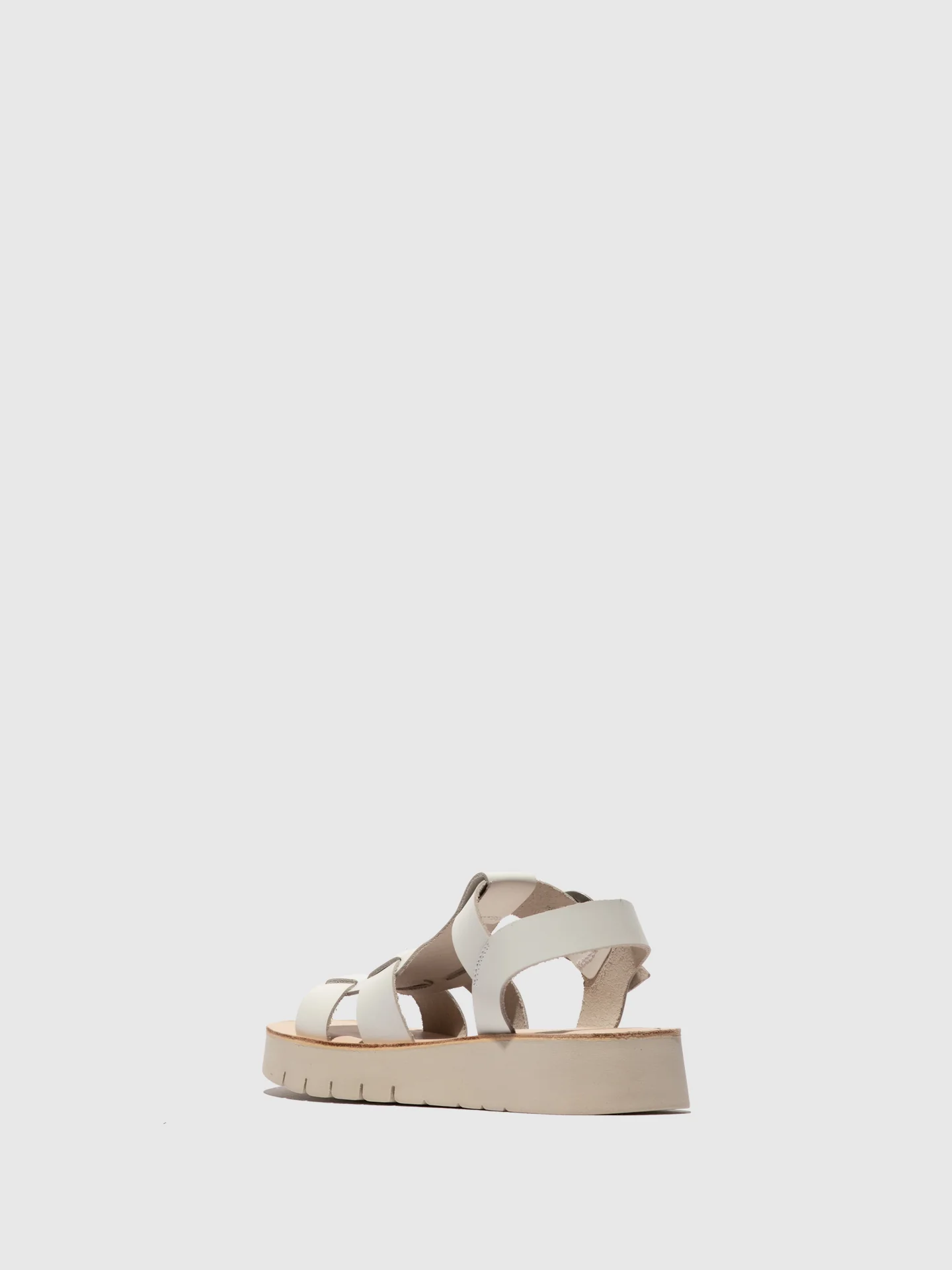 Buckle Sandals SUDY246FLY WHITE/NATURAL - Image 3