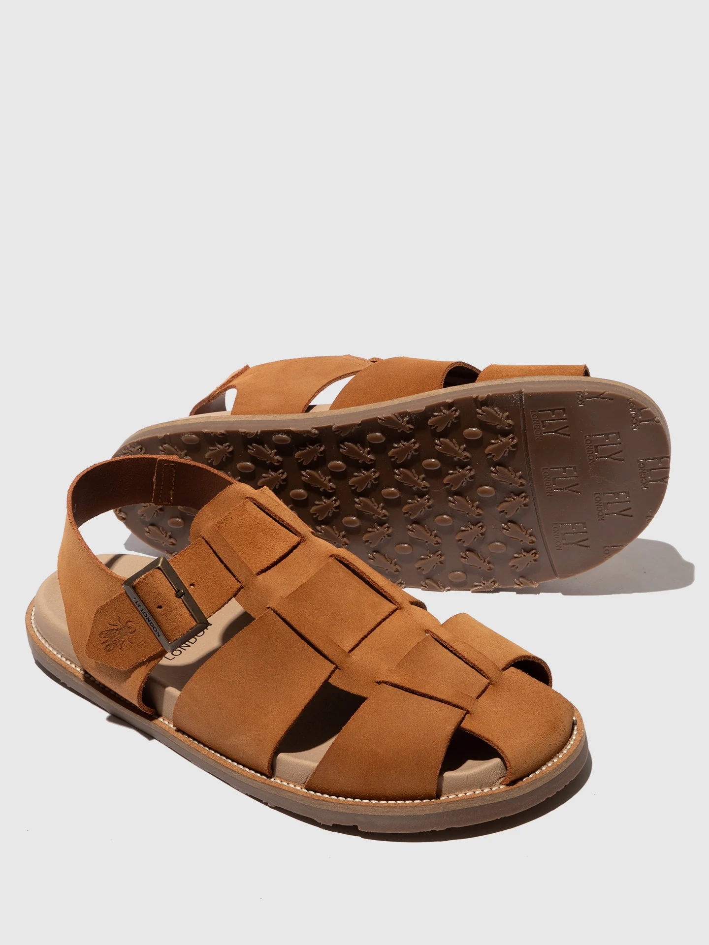Buckle Sandals MAFY258FLY CARAMEL - Image 4