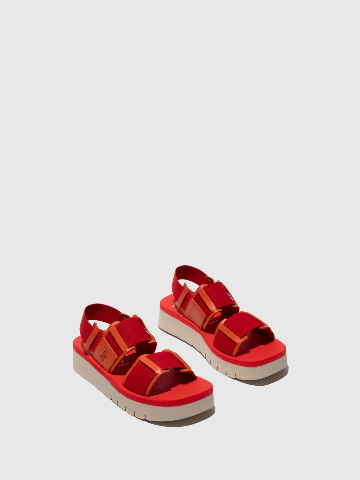 Sling-Back Sandals SORU277FLY SCARLET/RED/RED - Image 2
