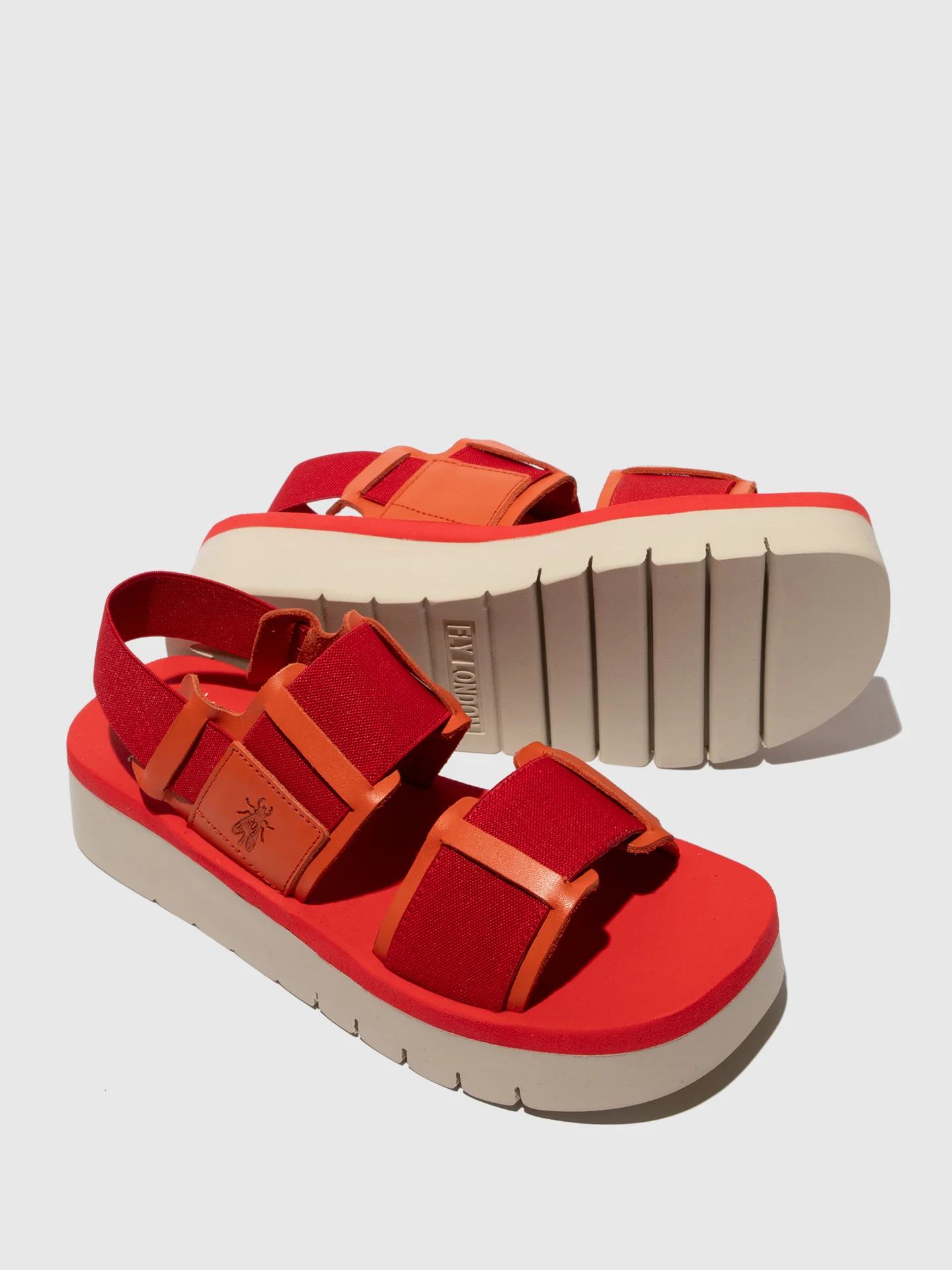 Sling-Back Sandals SORU277FLY SCARLET/RED/RED - Image 5