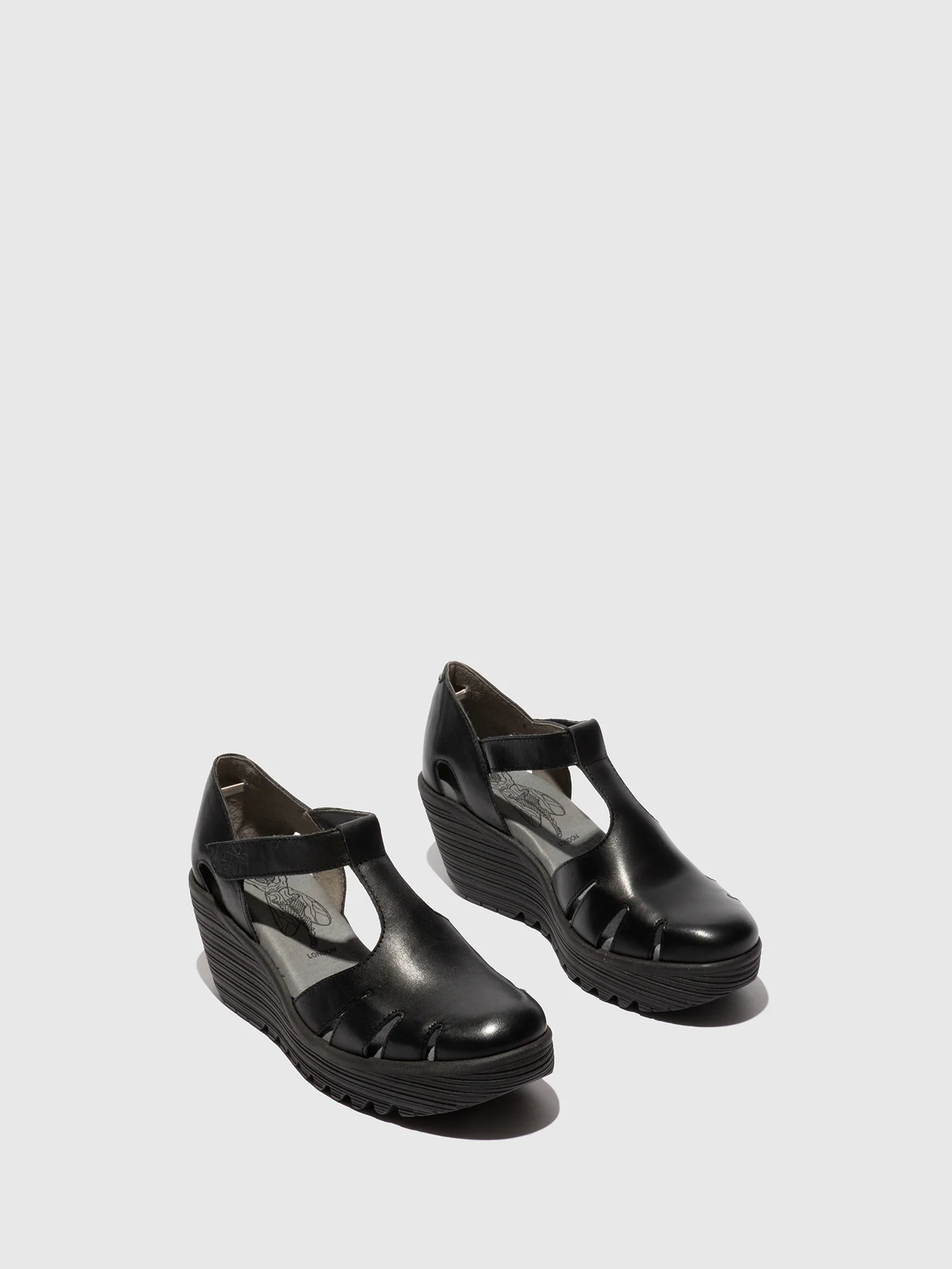 Velcro Sandals LETE395FLY BLACK - Image 2