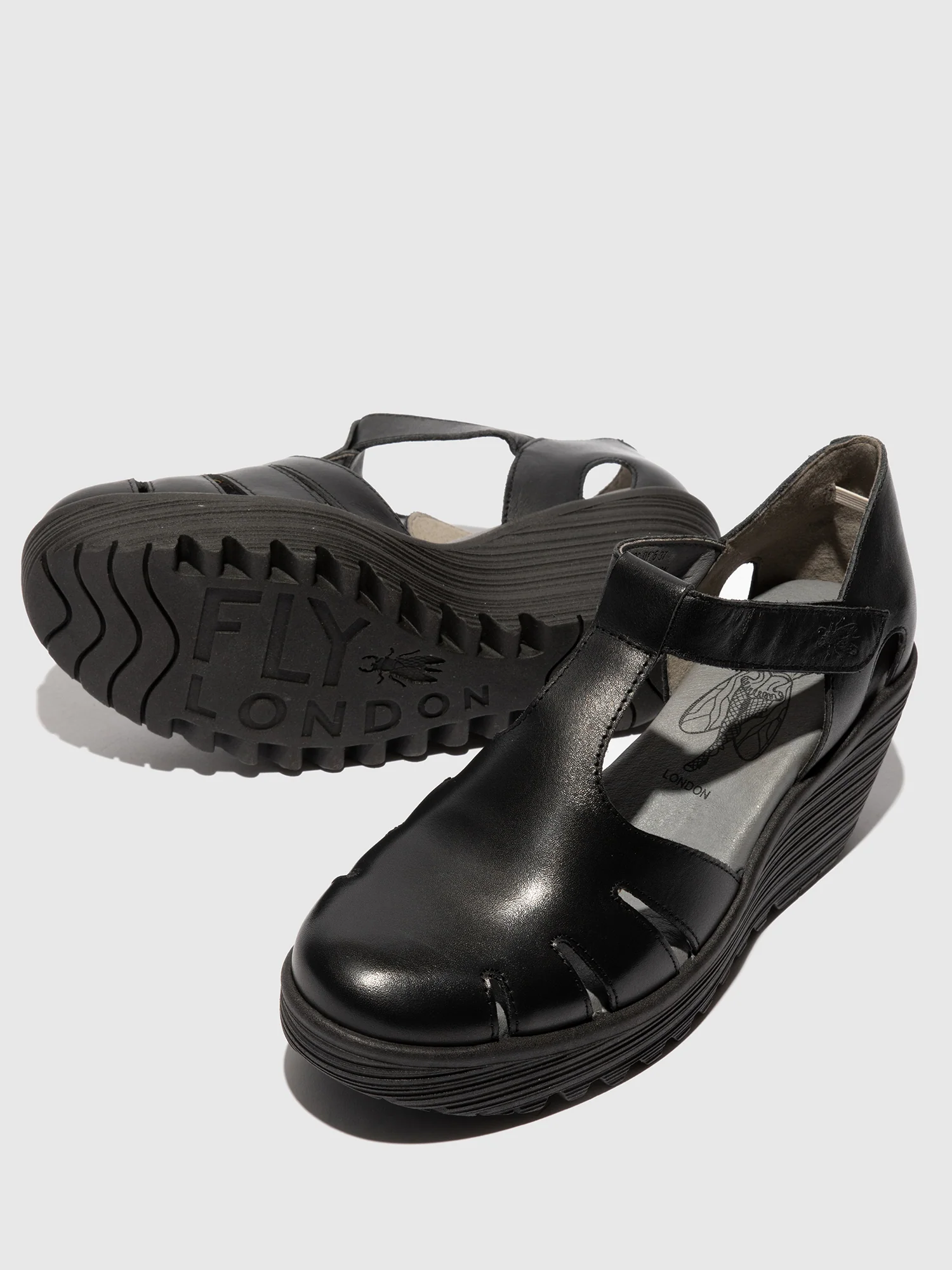 Velcro Sandals LETE395FLY BLACK - Image 4