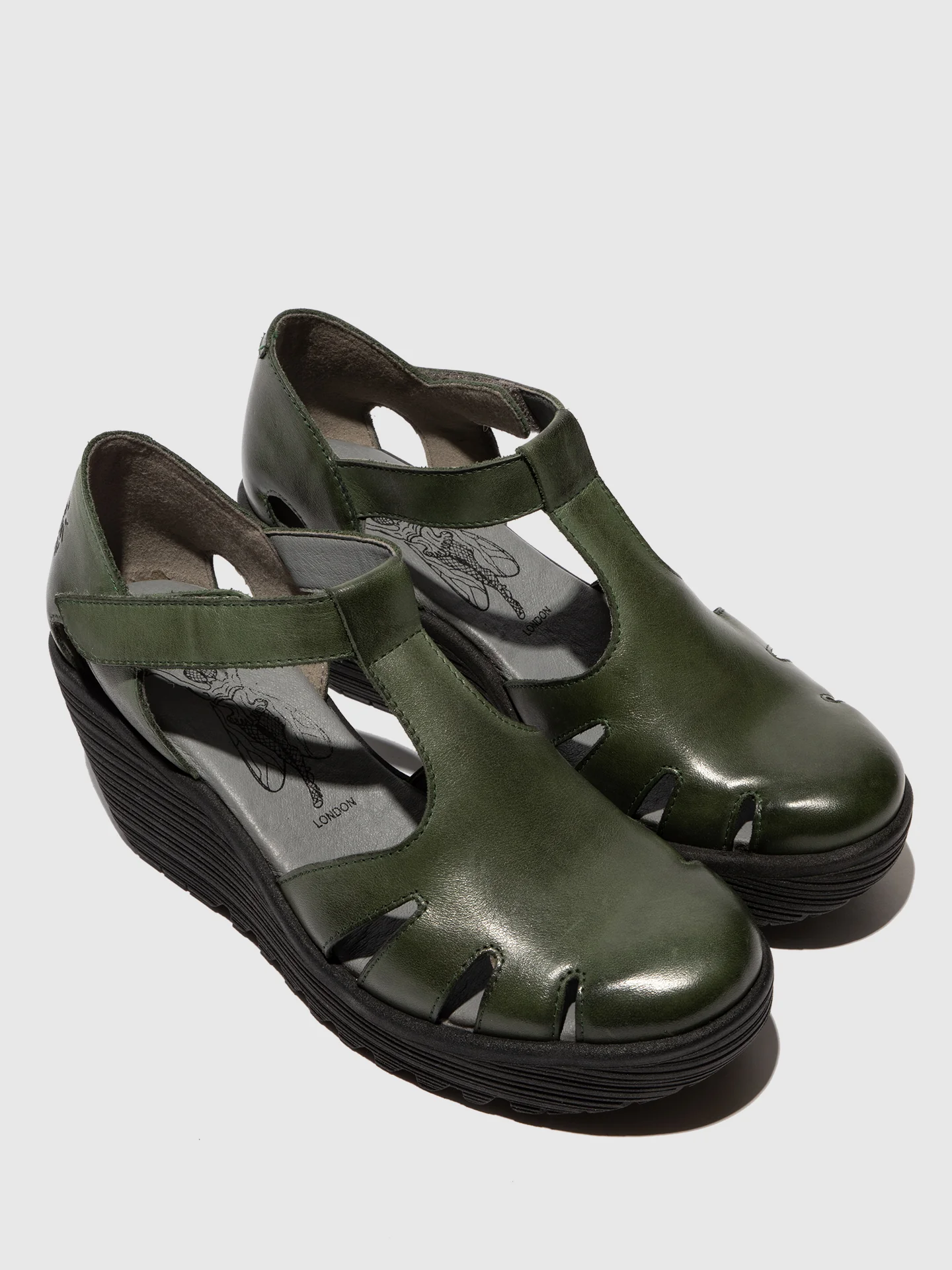 Velcro Sandals LETE395FLY GREEN - Image 4
