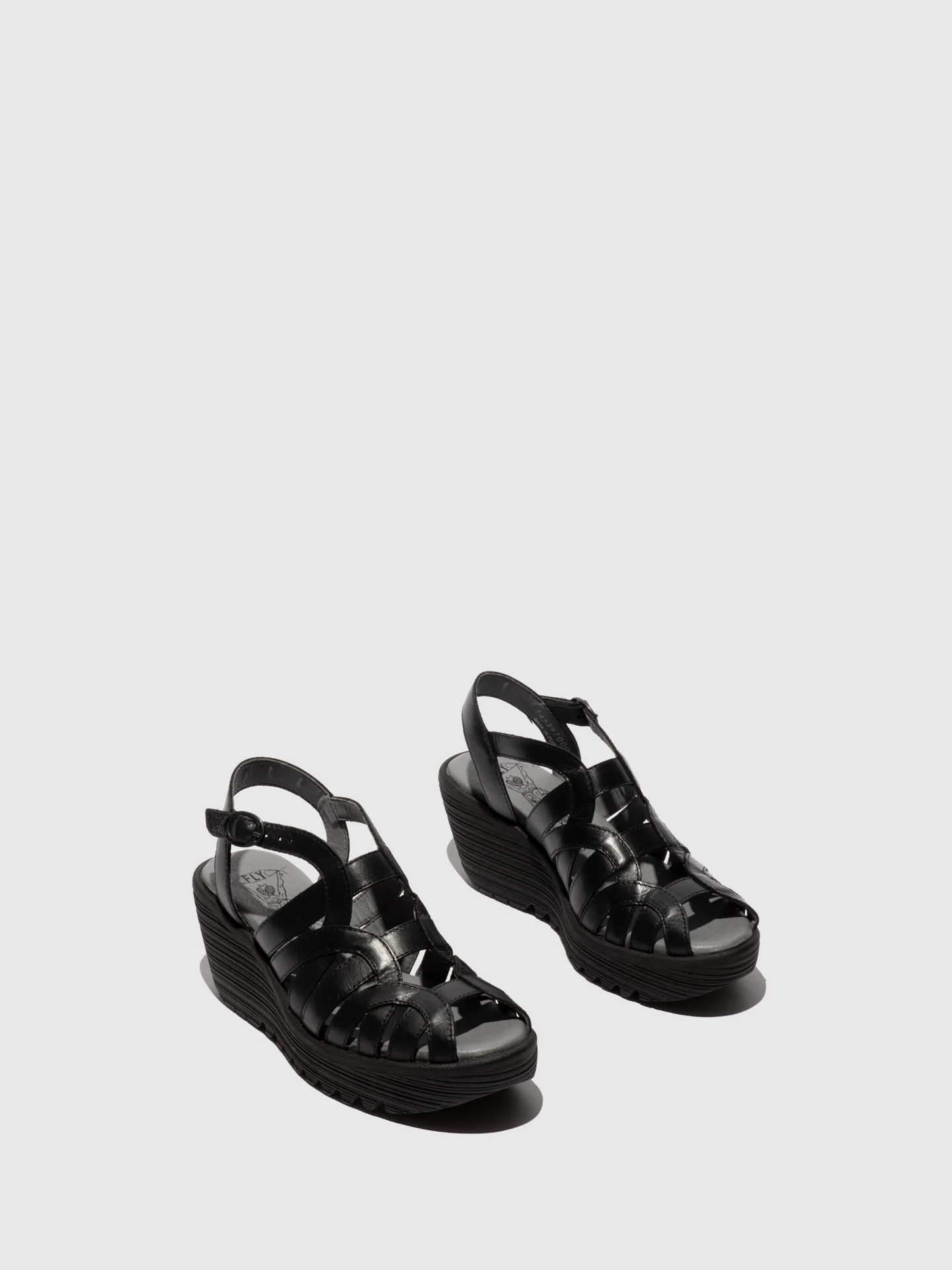 Buckle Sandals LEMY397FLY BLACK - Image 2