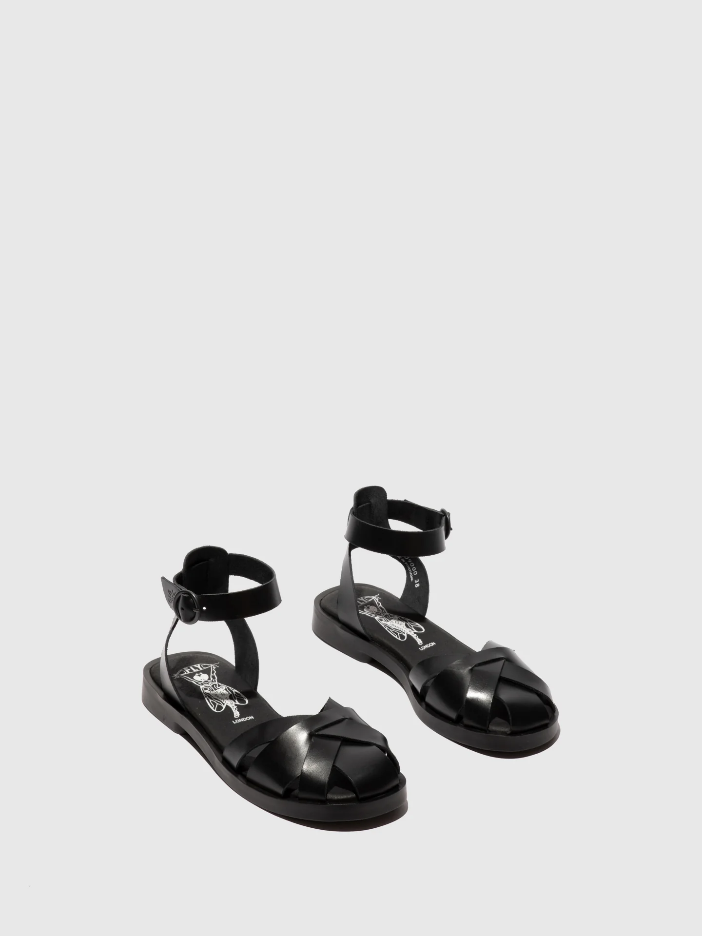Buckle Sandals ALLI409FLY BLACK - Image 2