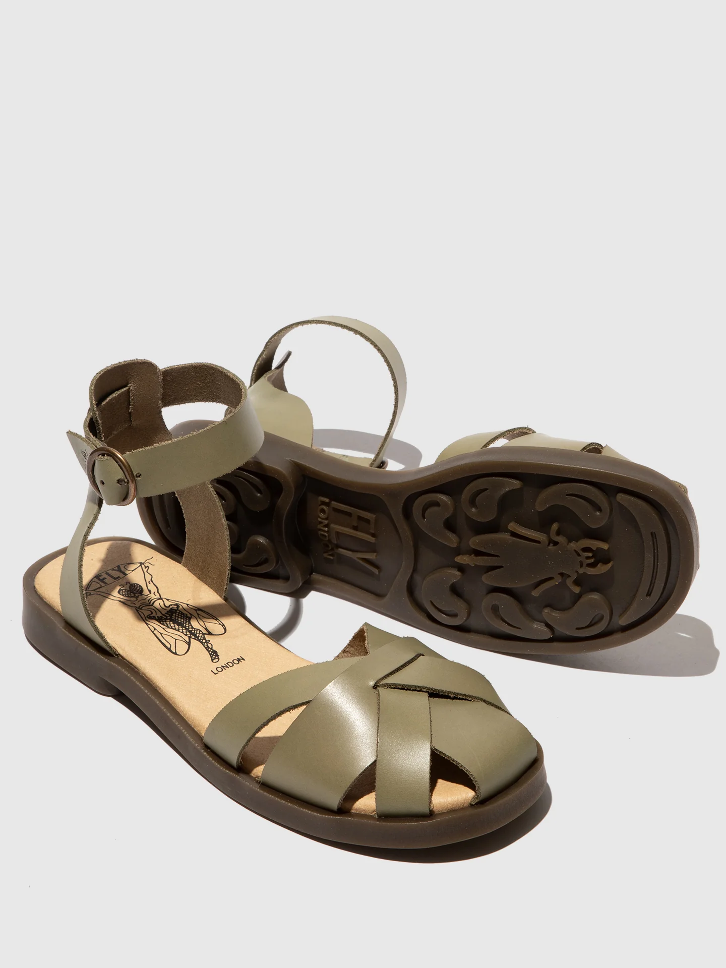 Buckle Sandals ALLI409FLY SMOG - Image 4