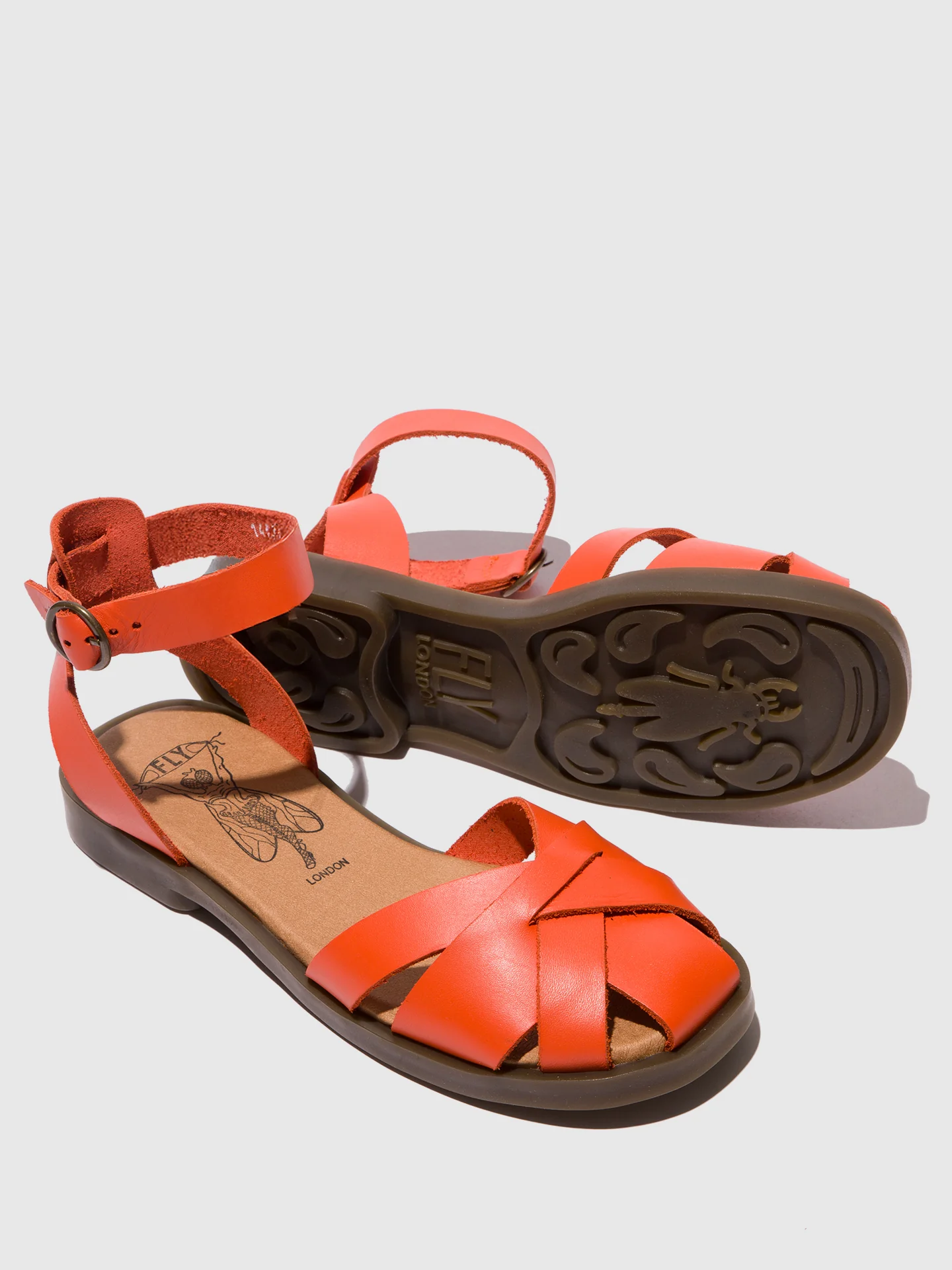 Buckle Sandals ALLI409FLY SCARLET - Image 4