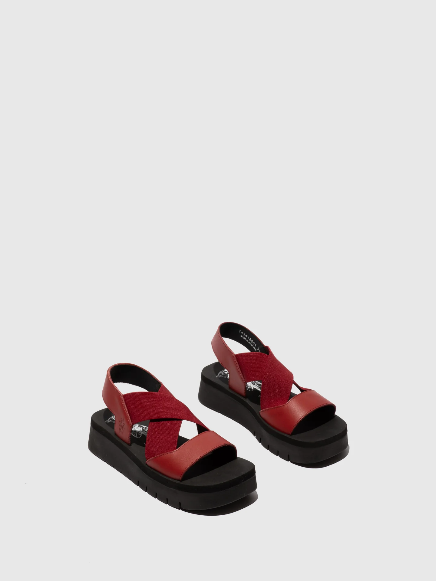 Elasticated Sandals SERK418FLY INTENSE RUST/INTENSE RUST/BLACK - Image 2