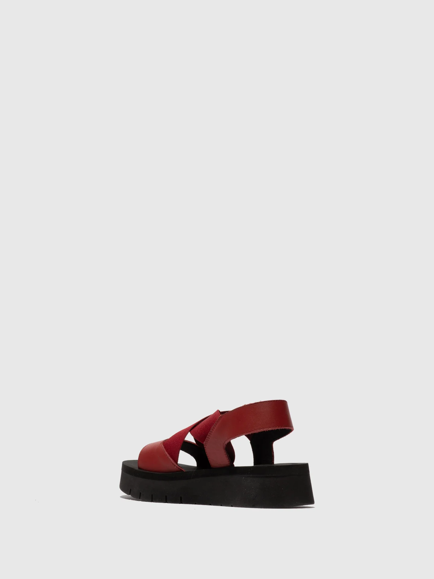 Elasticated Sandals SERK418FLY INTENSE RUST/INTENSE RUST/BLACK - Image 3