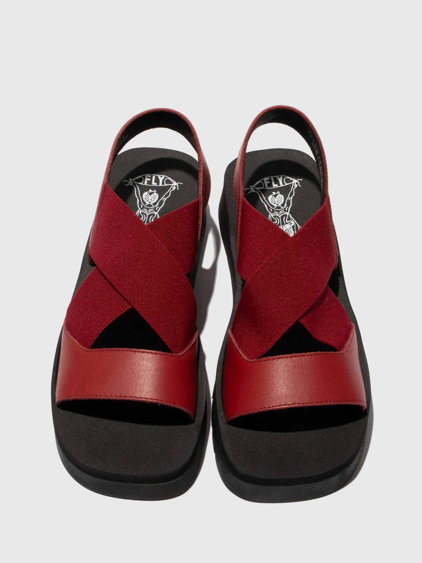 Elasticated Sandals SERK418FLY INTENSE RUST/INTENSE RUST/BLACK - Image 4