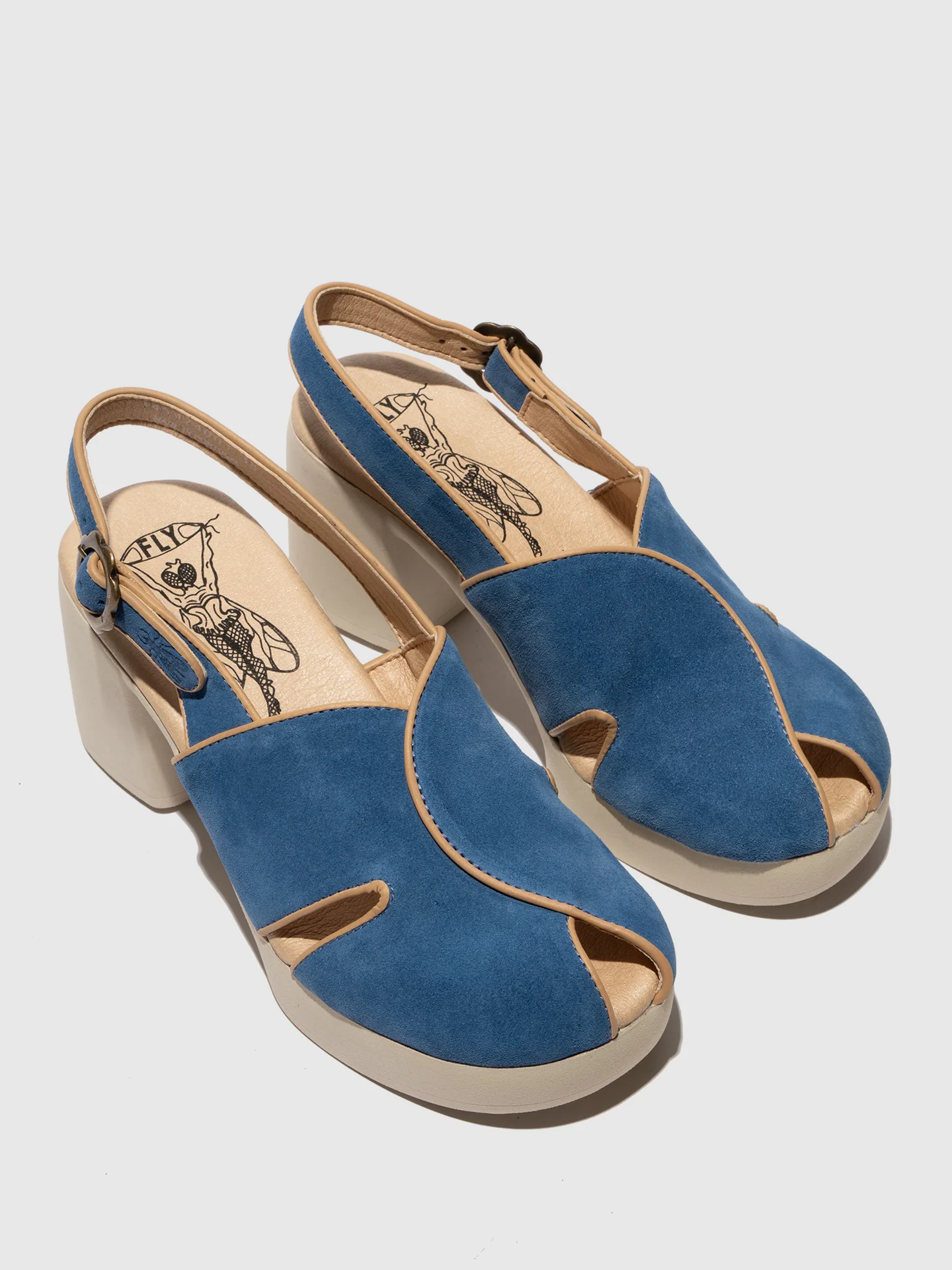 Sling-Back Sandals FORY424FLY BLUE - Image 4