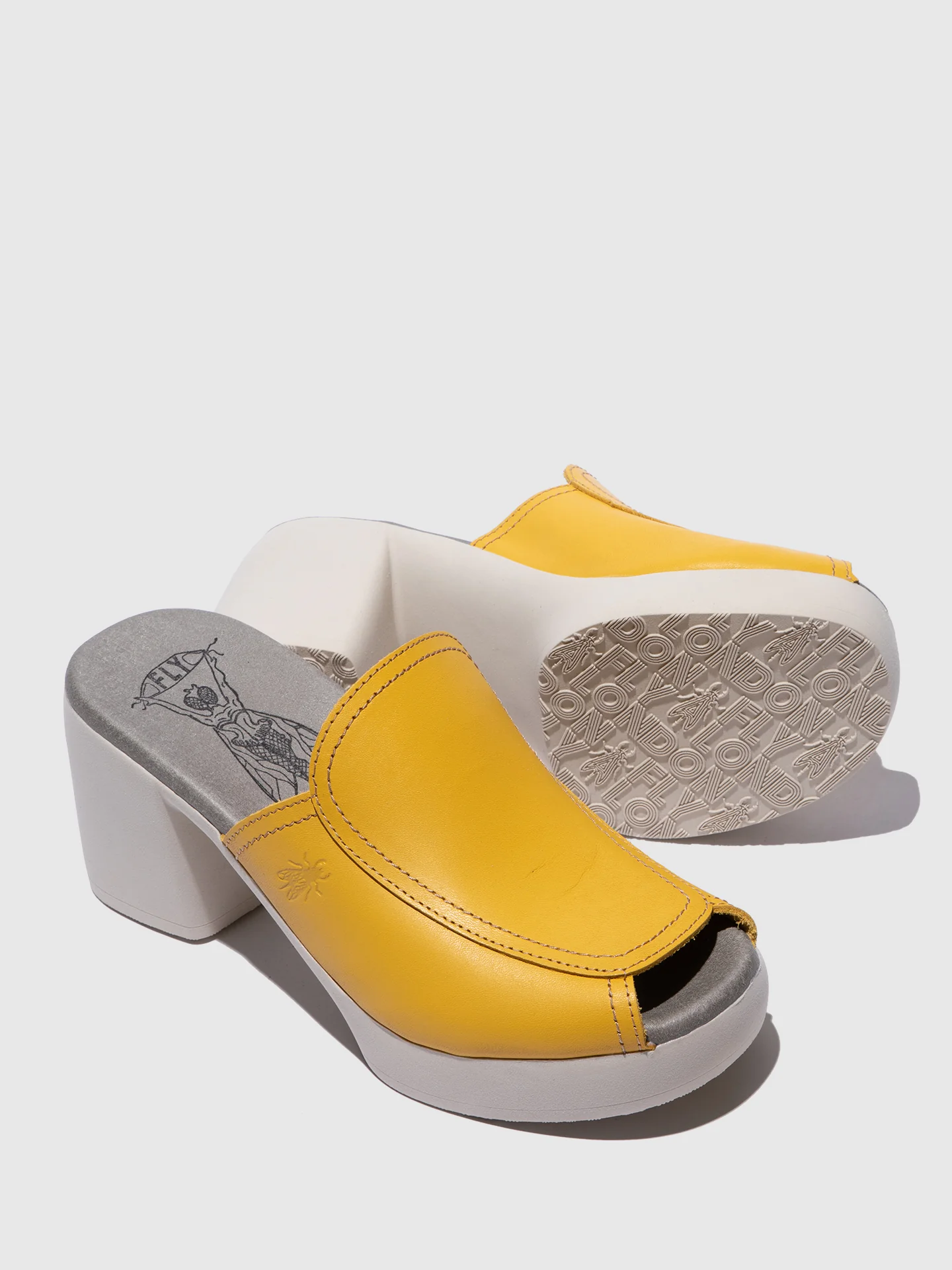 Slip-on Mules FLAE425FLY YELLOW - Image 5