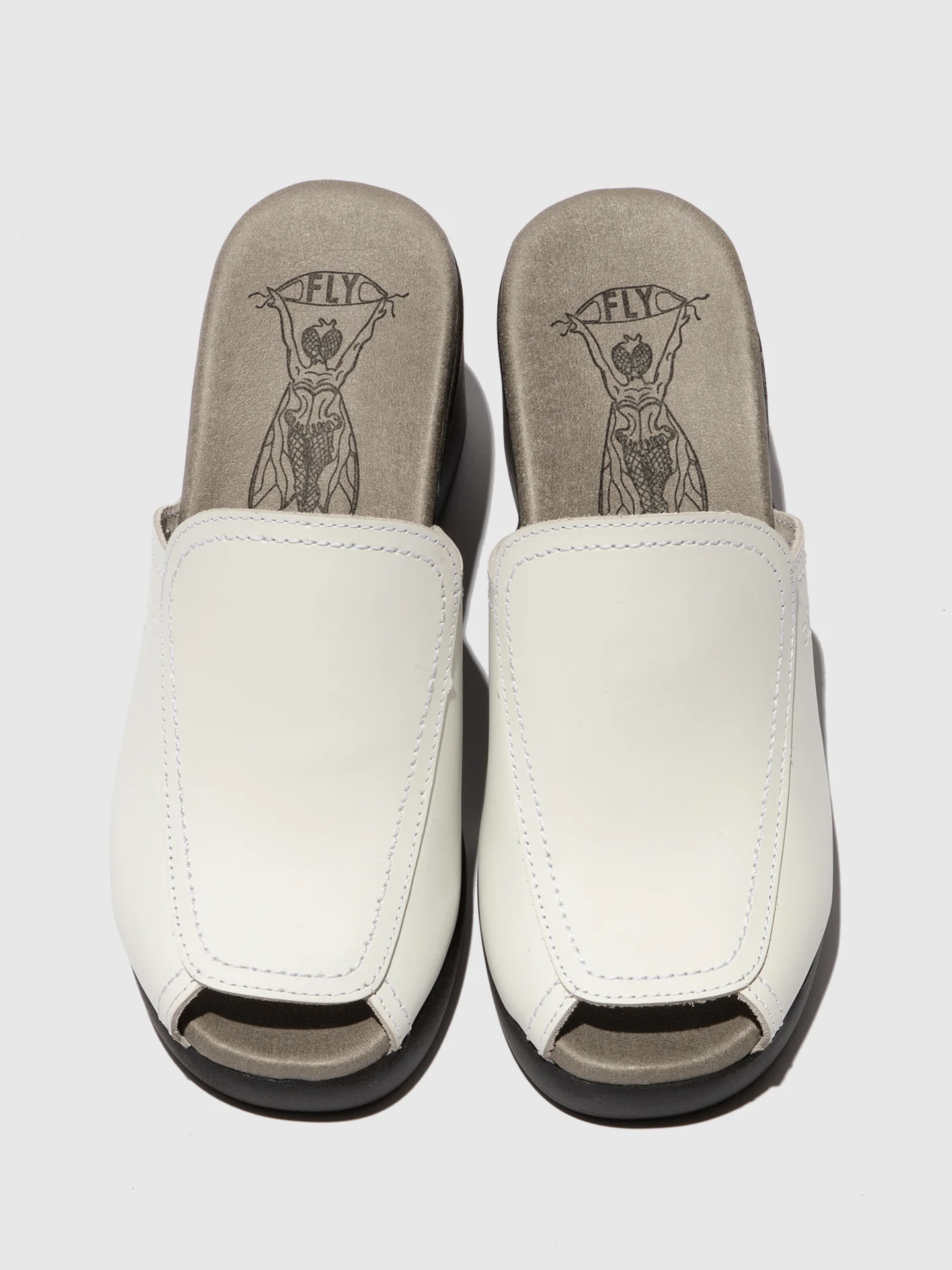 Slip-on Mules FLAE425FLY WHITE - Image 4