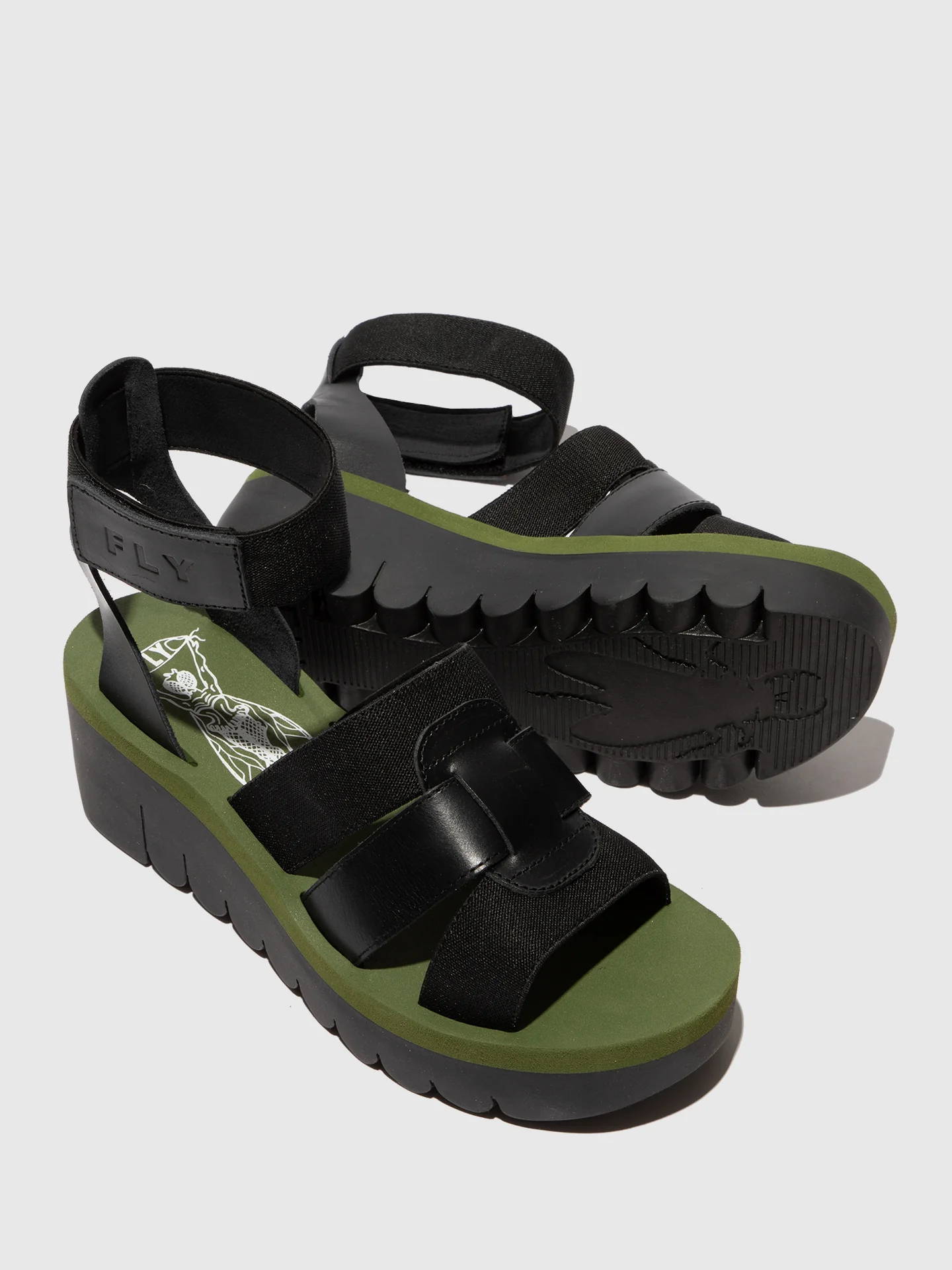 Strappy Sandals YORY430FLY BLACK - Image 4