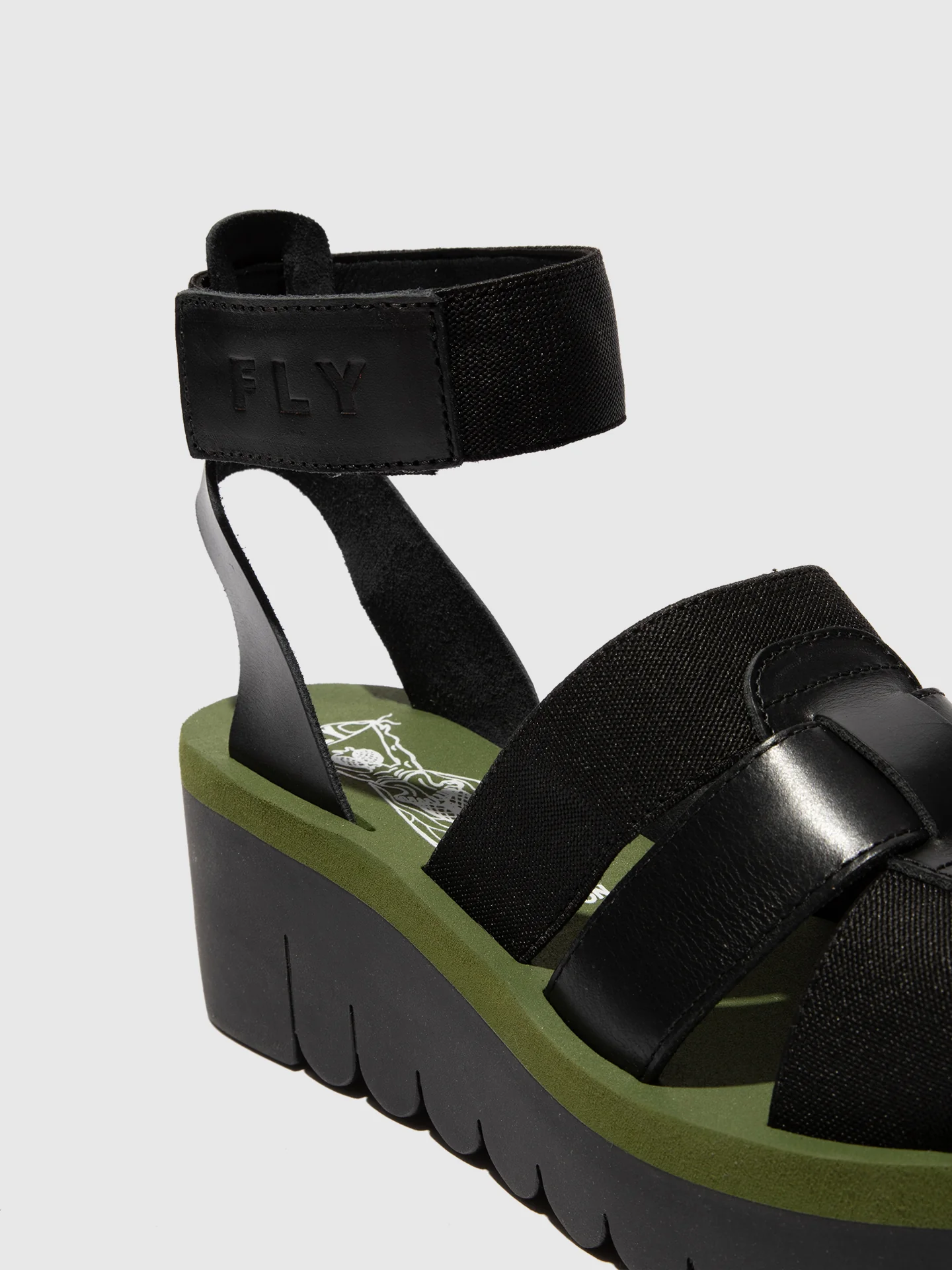 Strappy Sandals YORY430FLY BLACK - Image 5