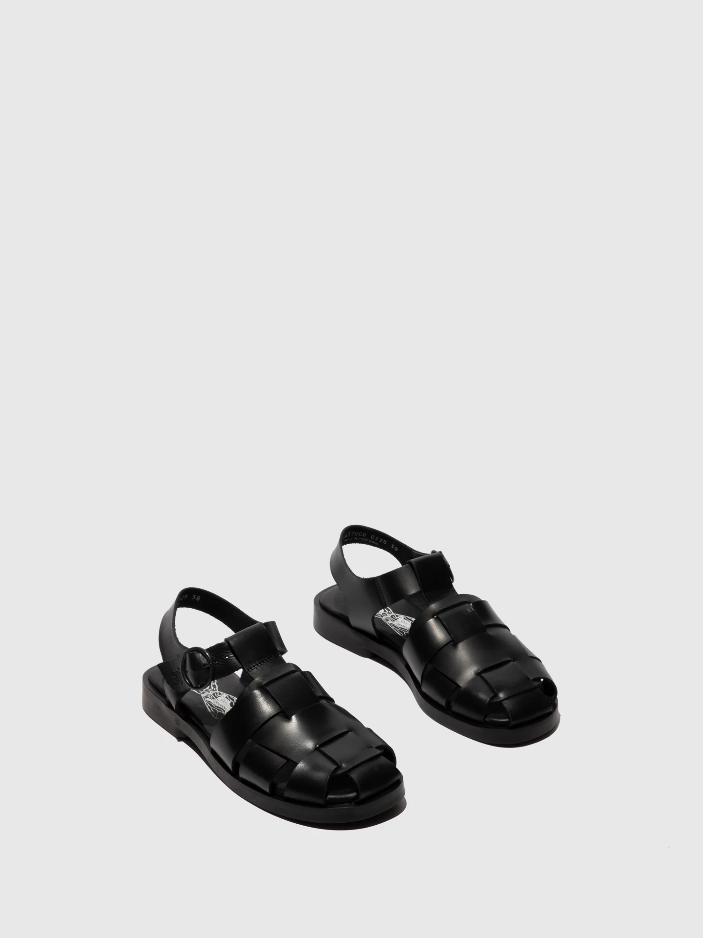 Buckle Sandals ARED437FLY BLACK - Image 2