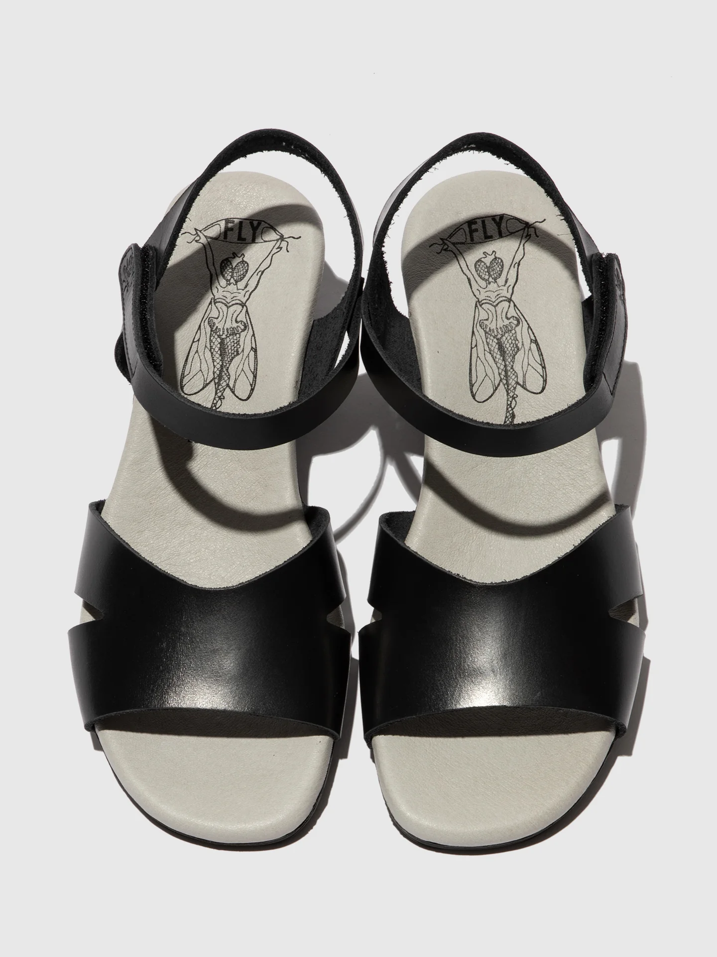 Sling-Back Sandals OLLA446FLY BLACK - Image 4
