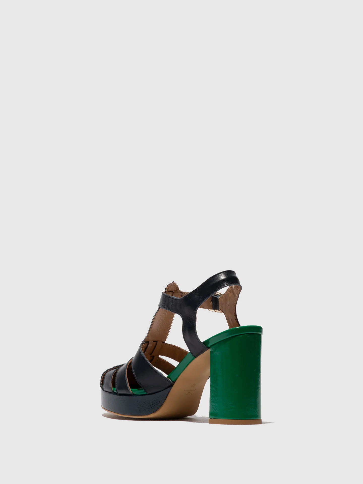 Buckle Sandals EVIT452FLY NAVY/GREEN - Image 3