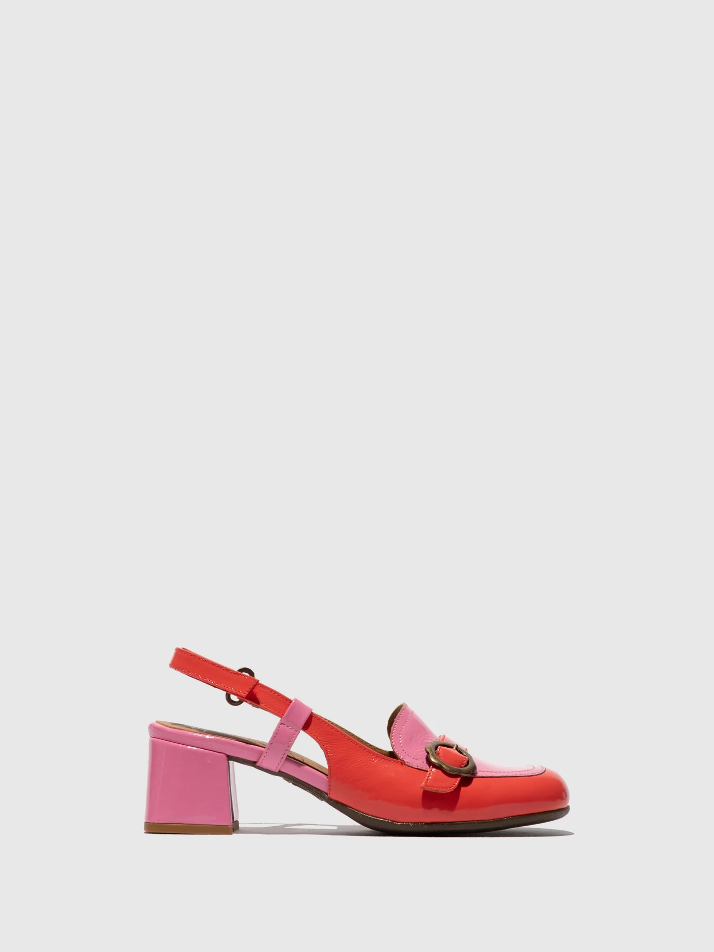 Sling-Back Sandals PEMY456FLY PINK/SCARLET