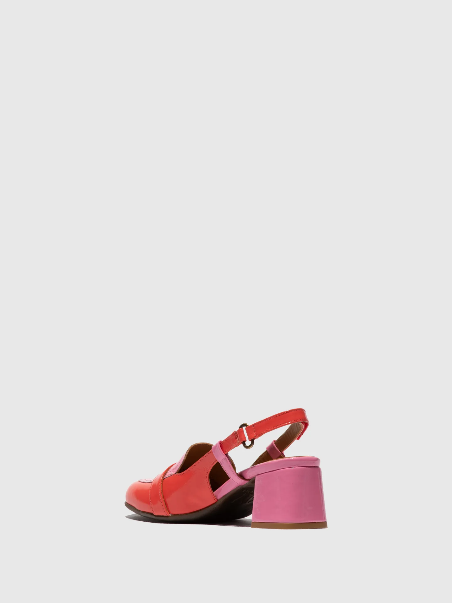 Sling-Back Sandals PEMY456FLY PINK/SCARLET - Image 3