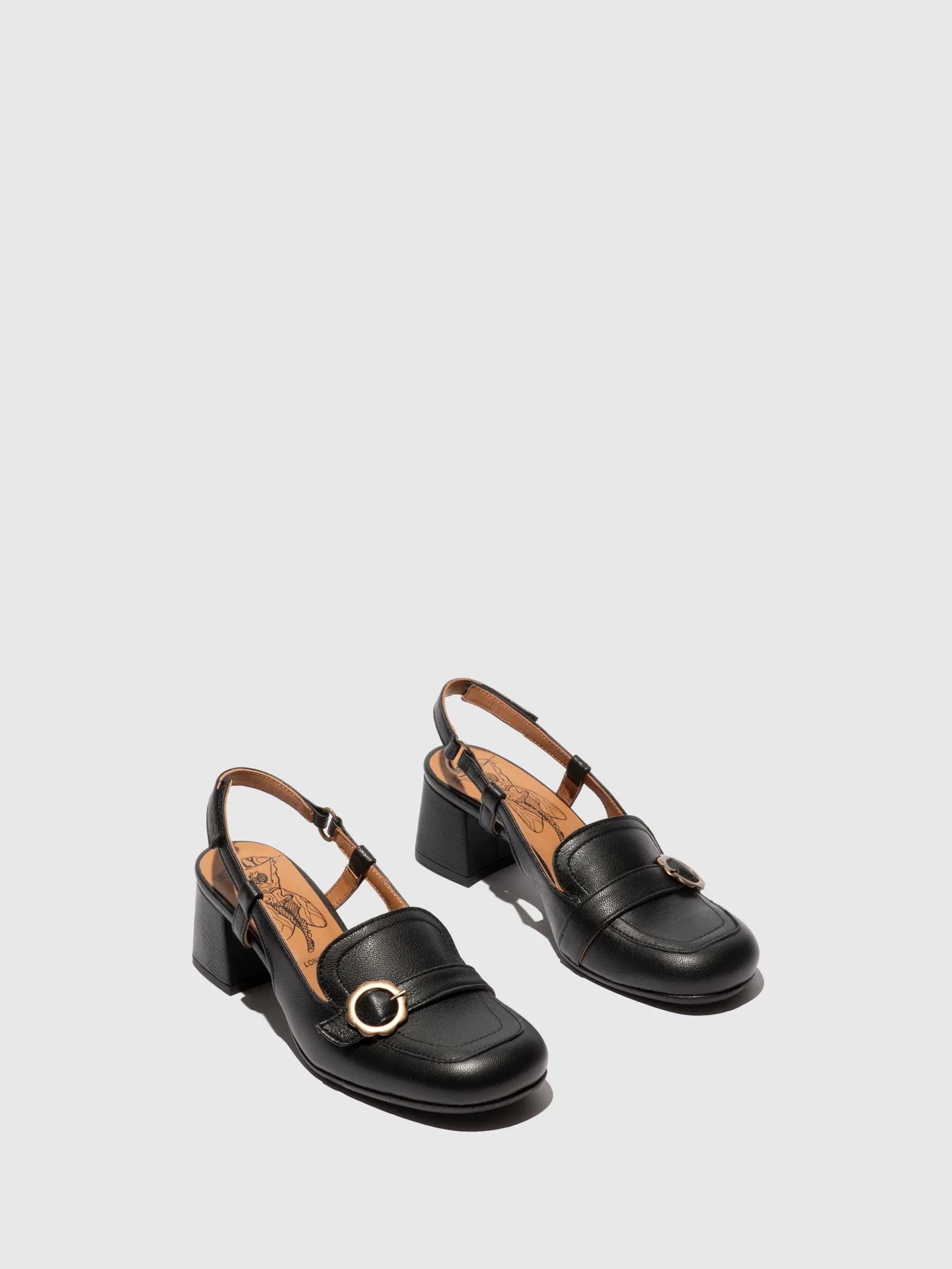 Sling-Back Sandals PEMY456FLY BLACK - Image 2