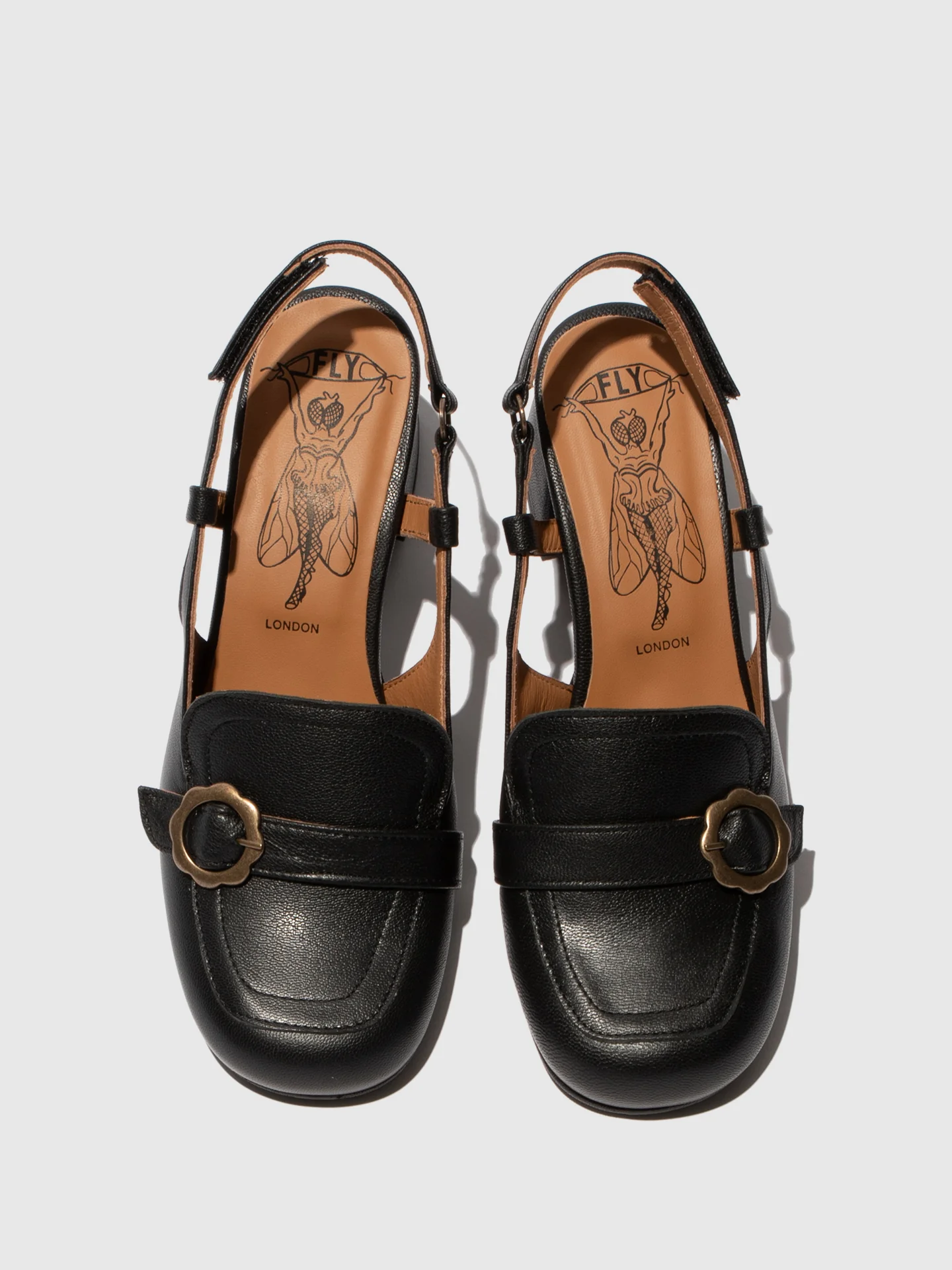 Sling-Back Sandals PEMY456FLY BLACK - Image 4