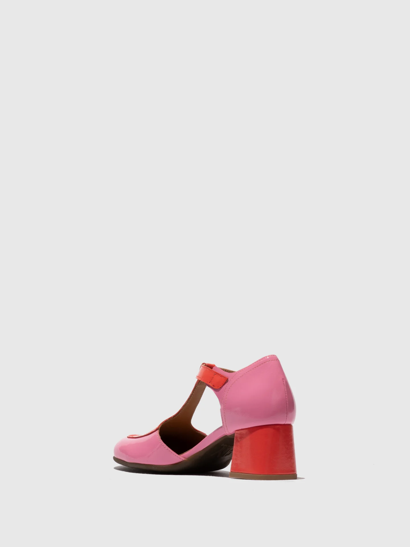Buckle Shoes POLK457LY PINK/SCARLET - Image 3