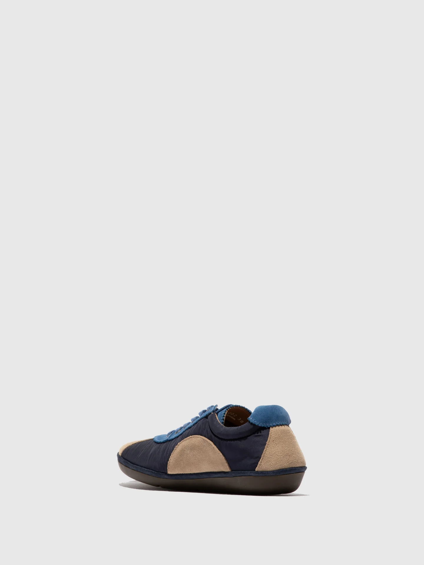 Lace-up Trainers MEEG105FLY TAUPE/BLUE - Image 3