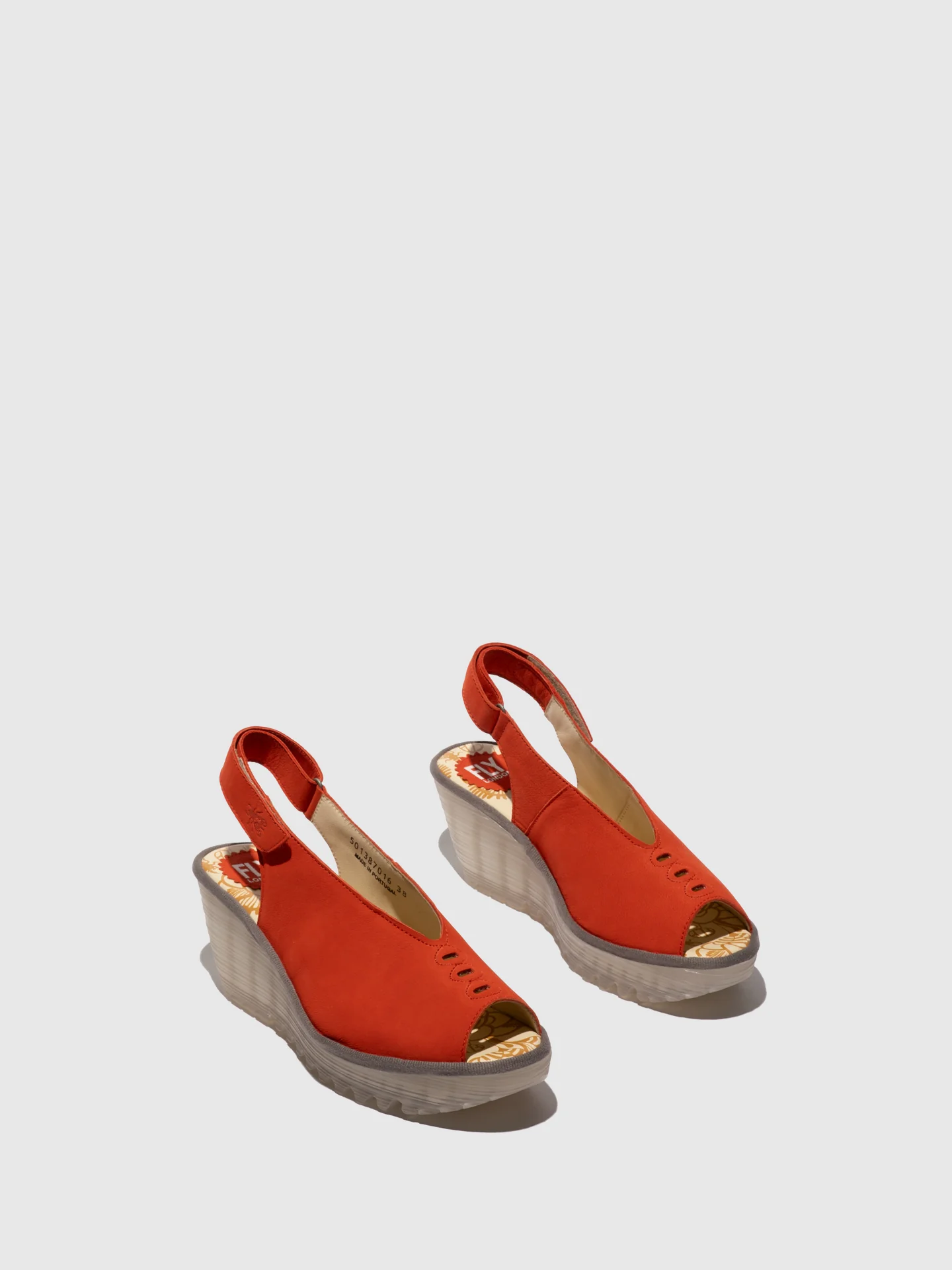 Sling-Back Sandals YEAY387FLY POPPY ORANGE - Image 2