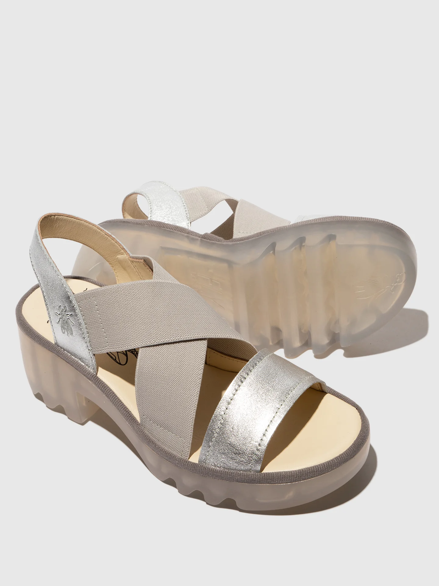 Crossover Sandals TAJI502FLY SILVER - Image 4