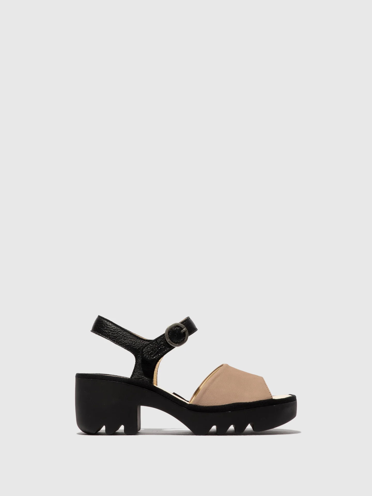 Sling-Back Sandals TULL503FLY TAUPE/BLACK