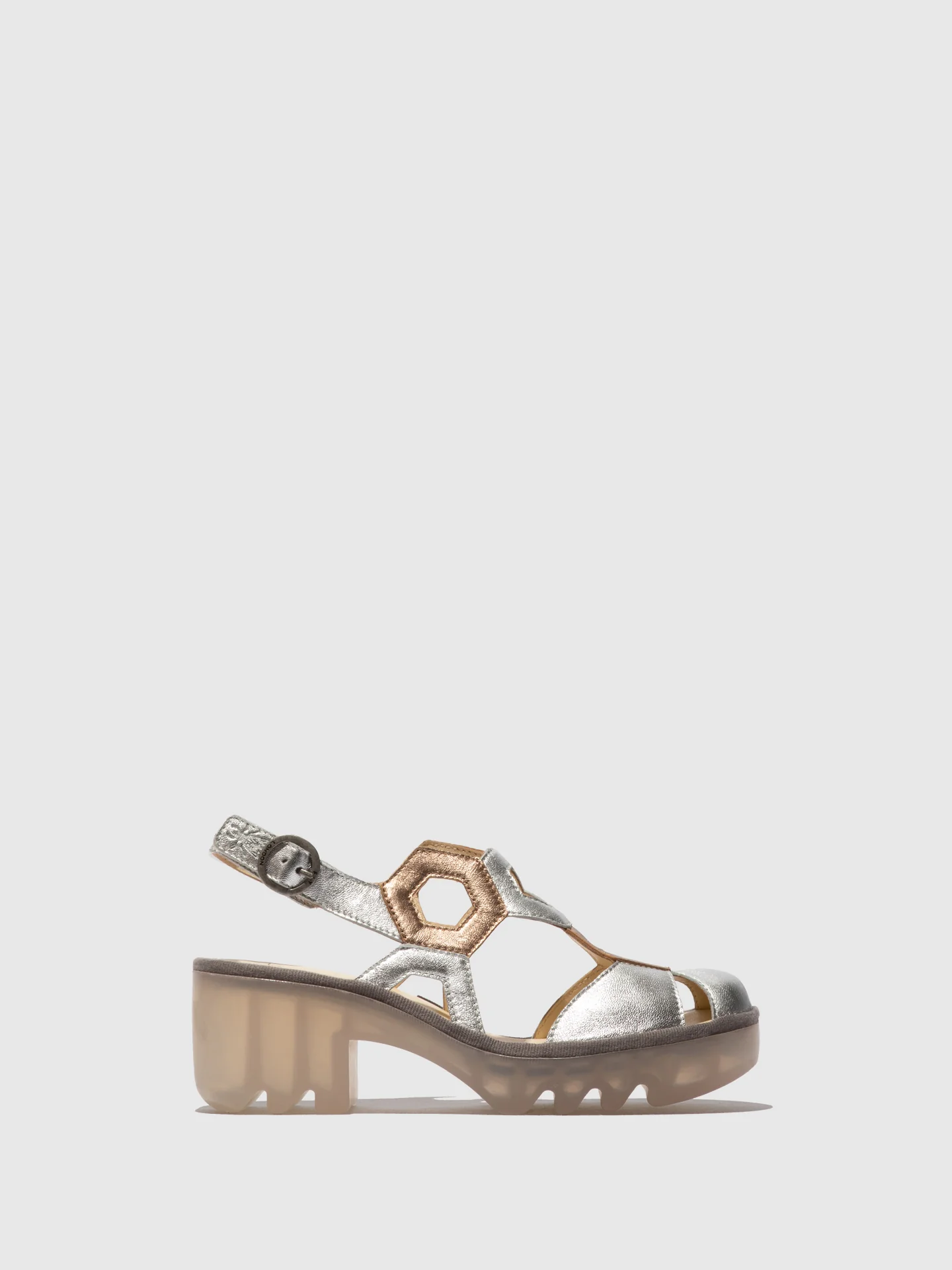 Sling-Back Sandals TRUL582FLY SILVER/SAHARA