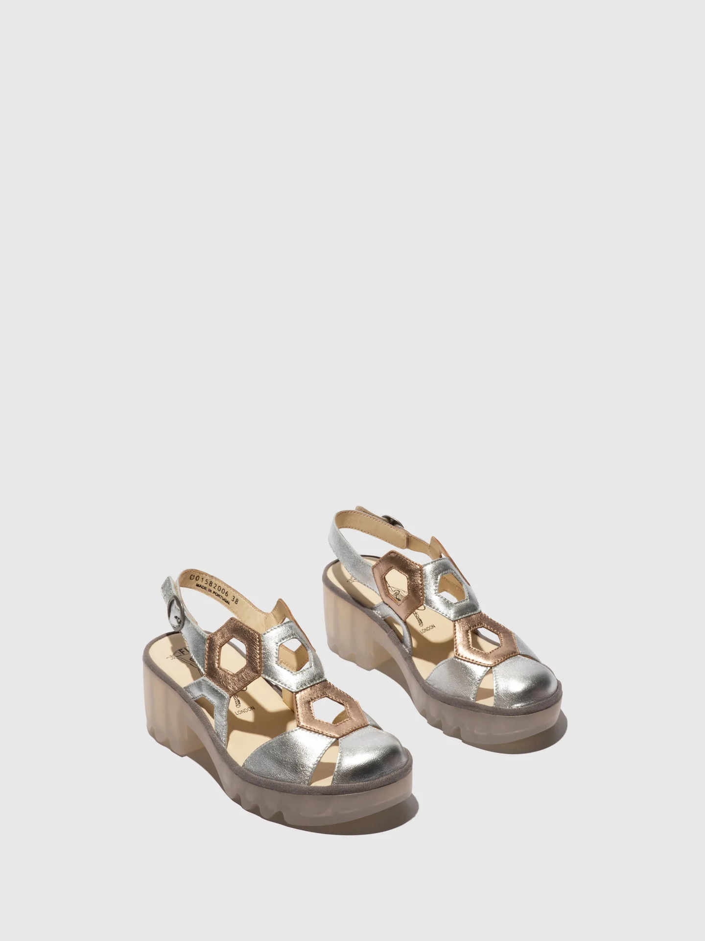 Sling-Back Sandals TRUL582FLY SILVER/SAHARA - Image 2